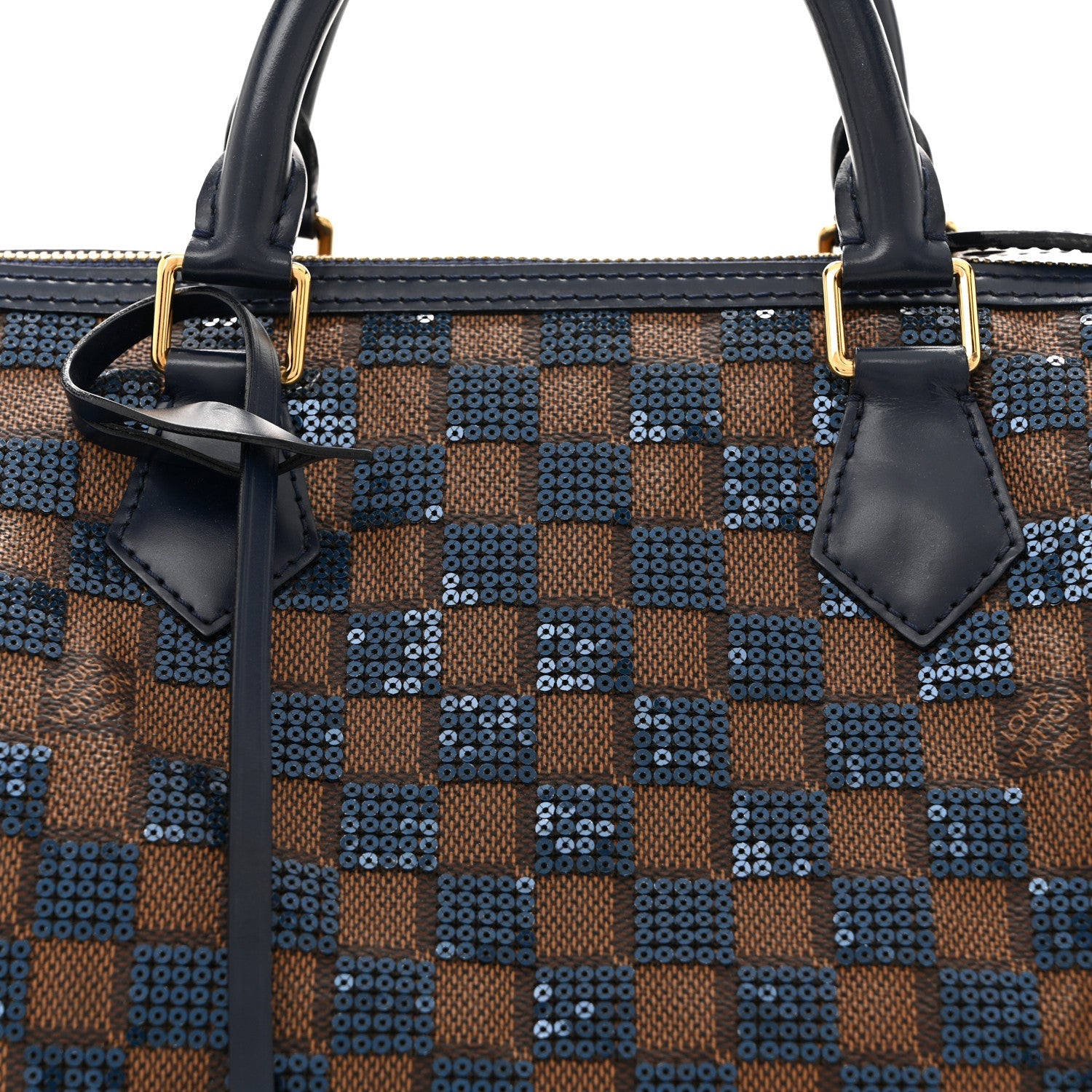 Damier Paillettes Speedy 30 Blue