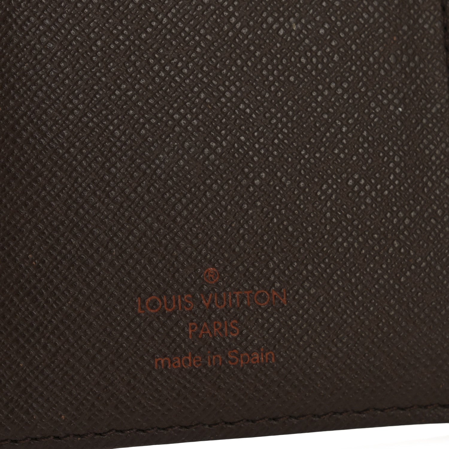 Damier Ebene Pocket Agenda Cover