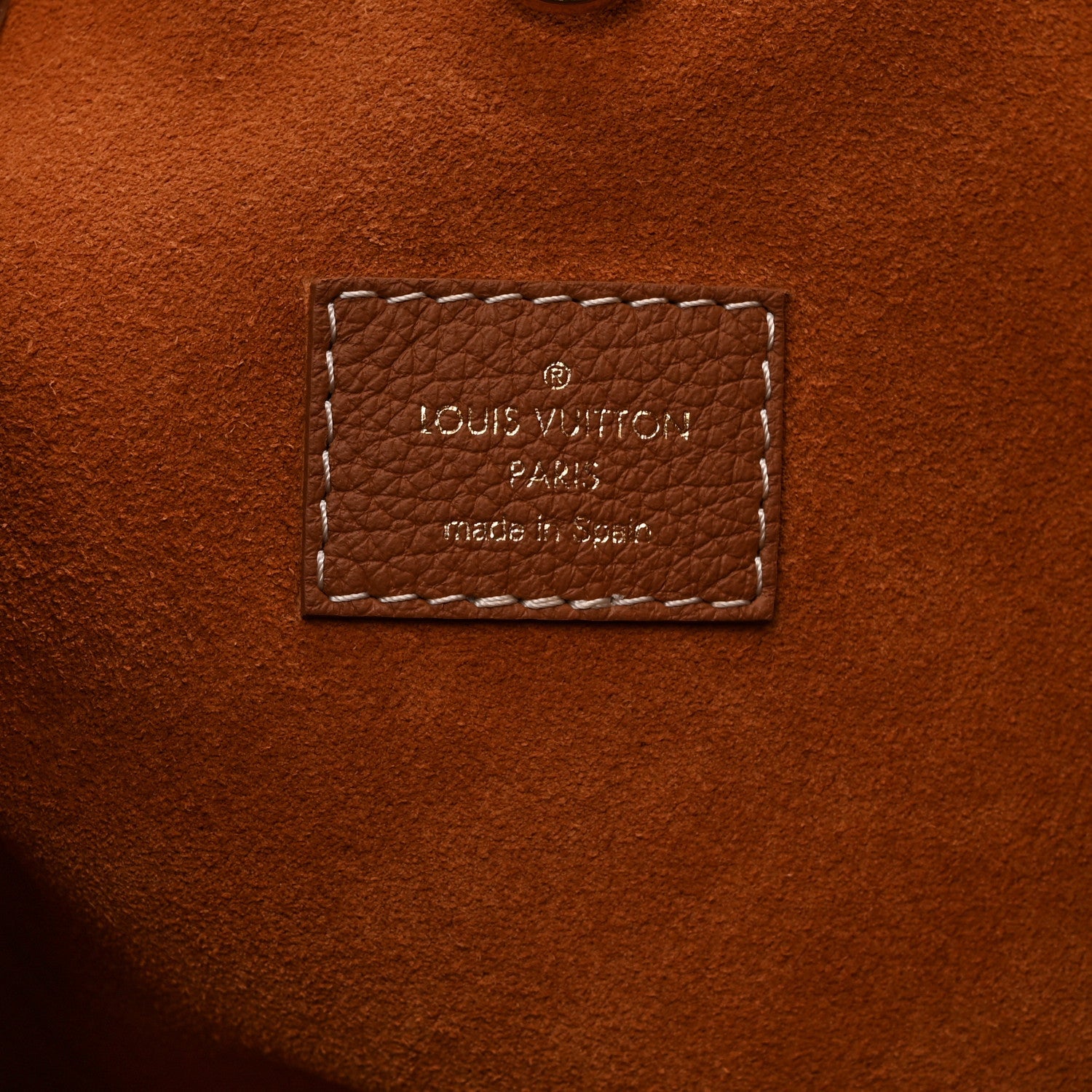 Grained Calfskin Low Key Hobo MM Cognac