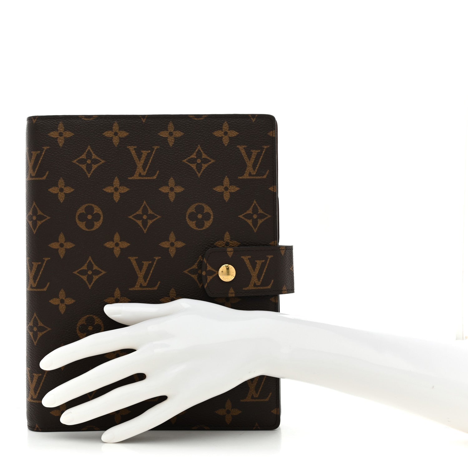 Monogram Large Ring Agenda Cover