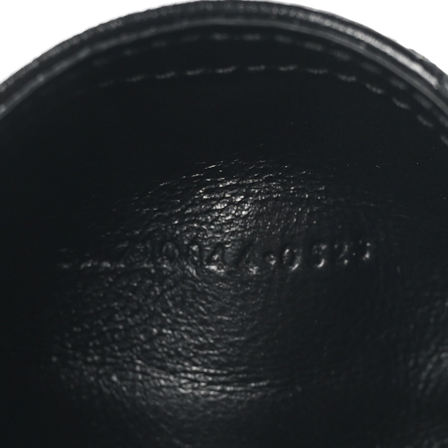 Crinkled Calfskin Matelasse Monogram Niki Airpods Holder Micro Bag Black