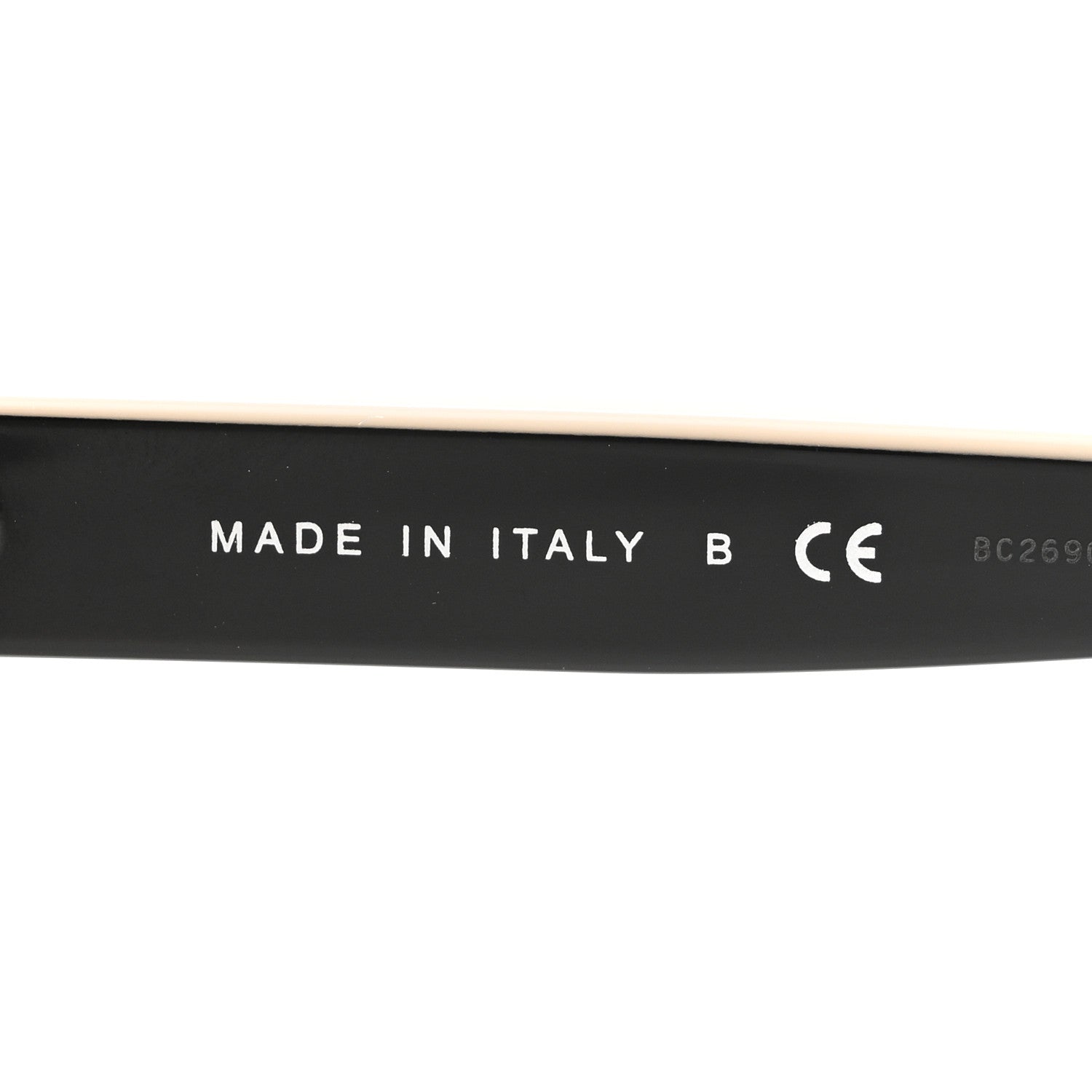 Acetate CC Butterfly Sunglasses 5414 Black Beige