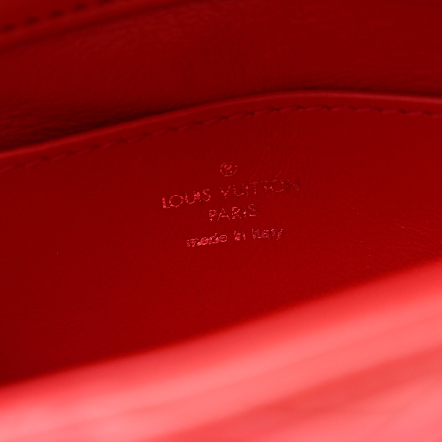 Lambskin Malletage GO-14 Mini Red