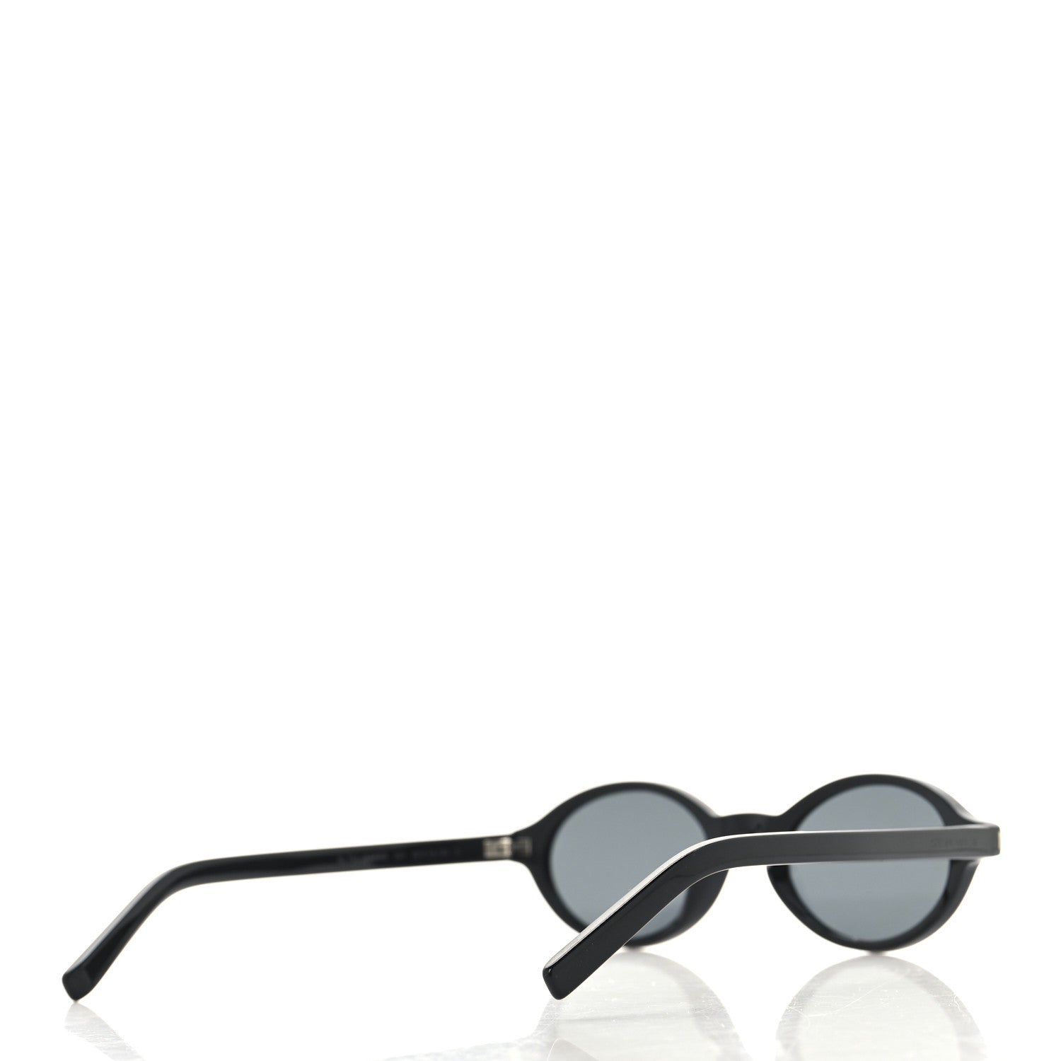 Acetate Oval Jeanne Sunglasses SL751 Black