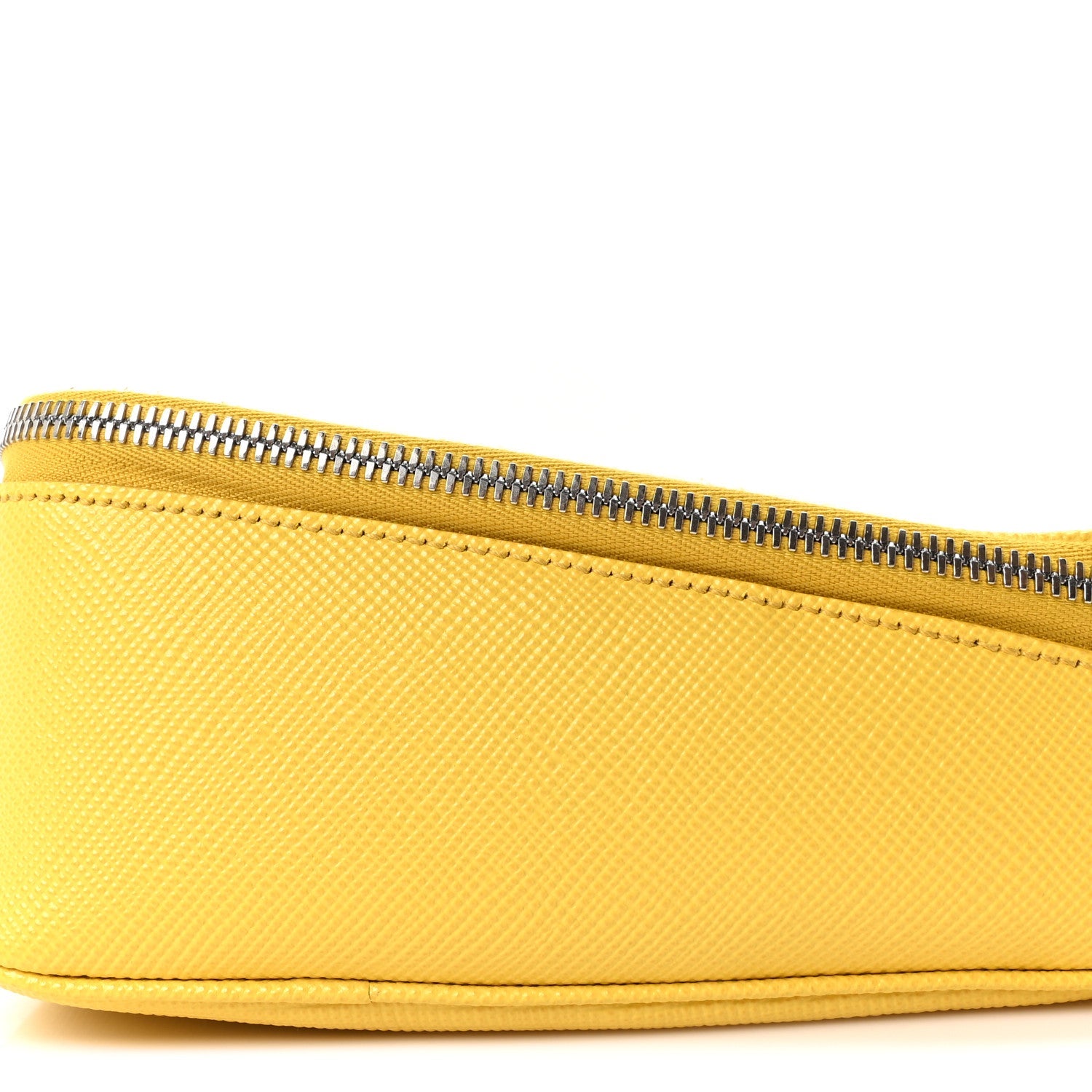 Saffiano Triangle Shoulder Belt Bag Sunny Yellow