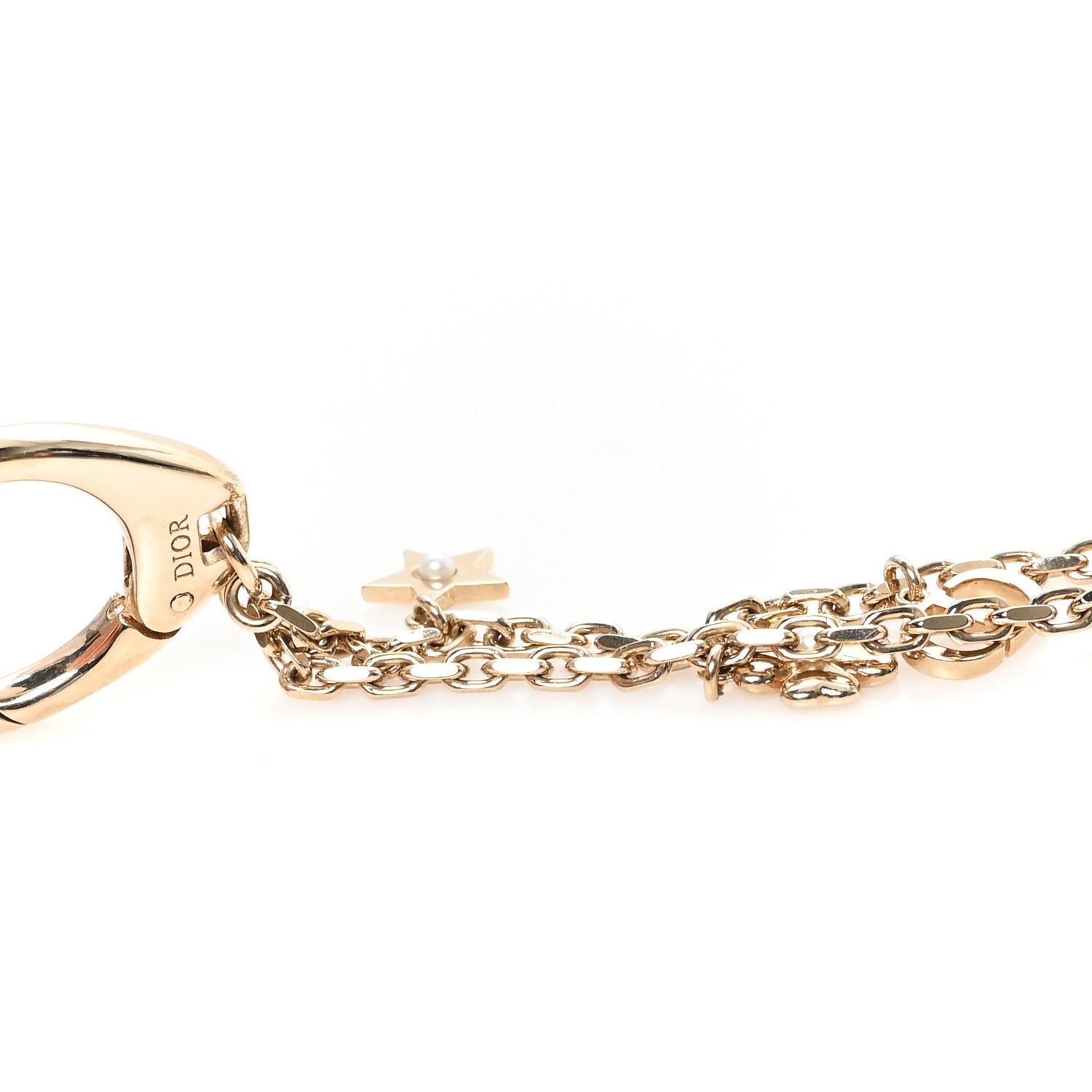 Metal Bag Charm Gold
