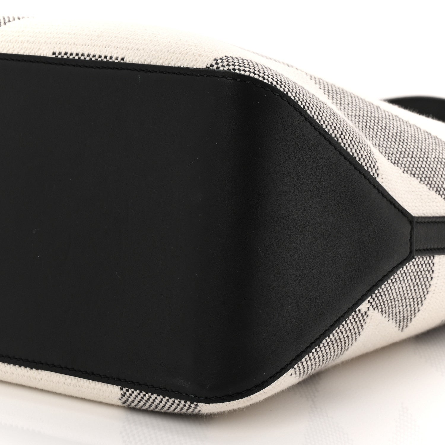 Swift H Canvas Cabas H En Biais 40 Black Ecru