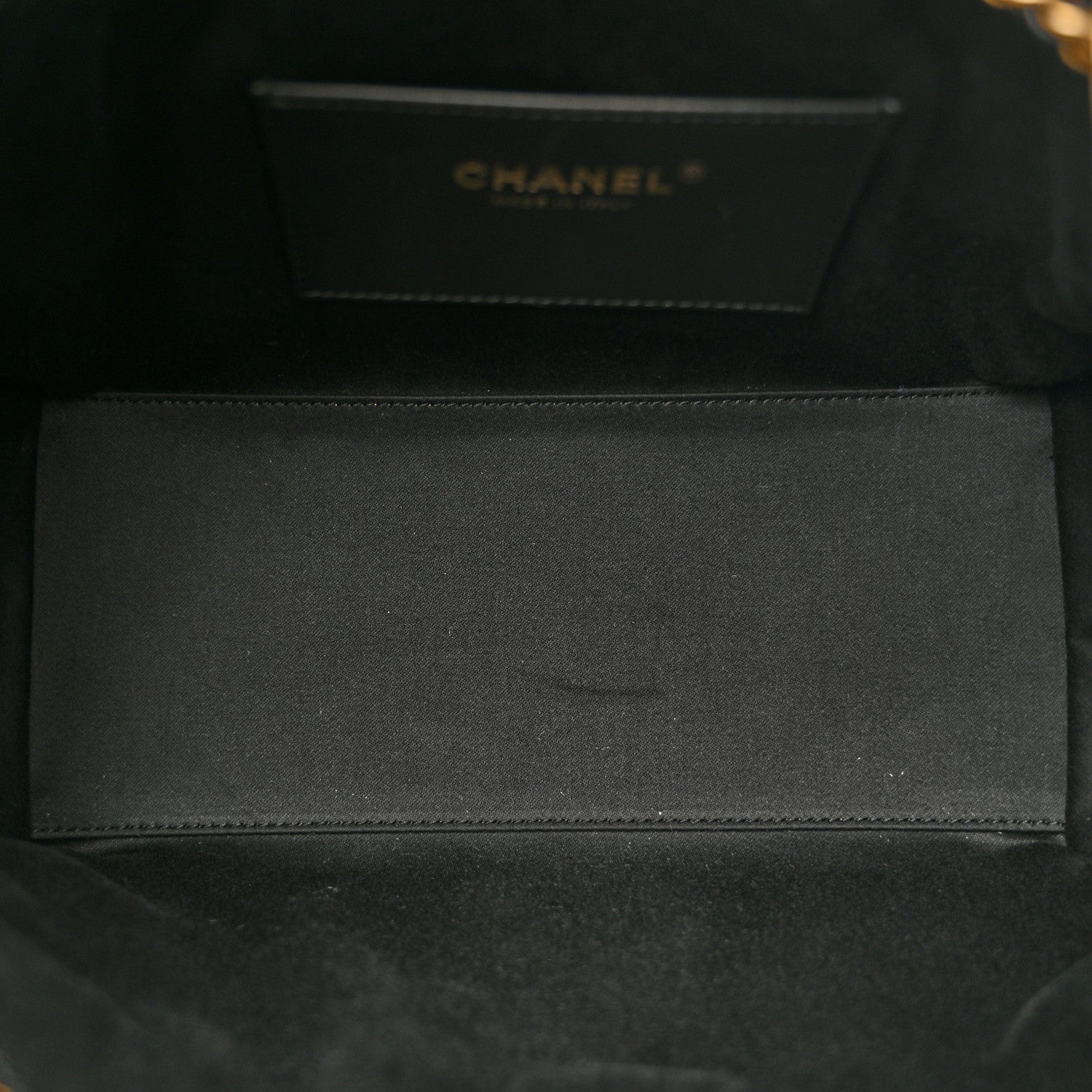 Caviar Quilted Small Chanel 25 Handbag Black