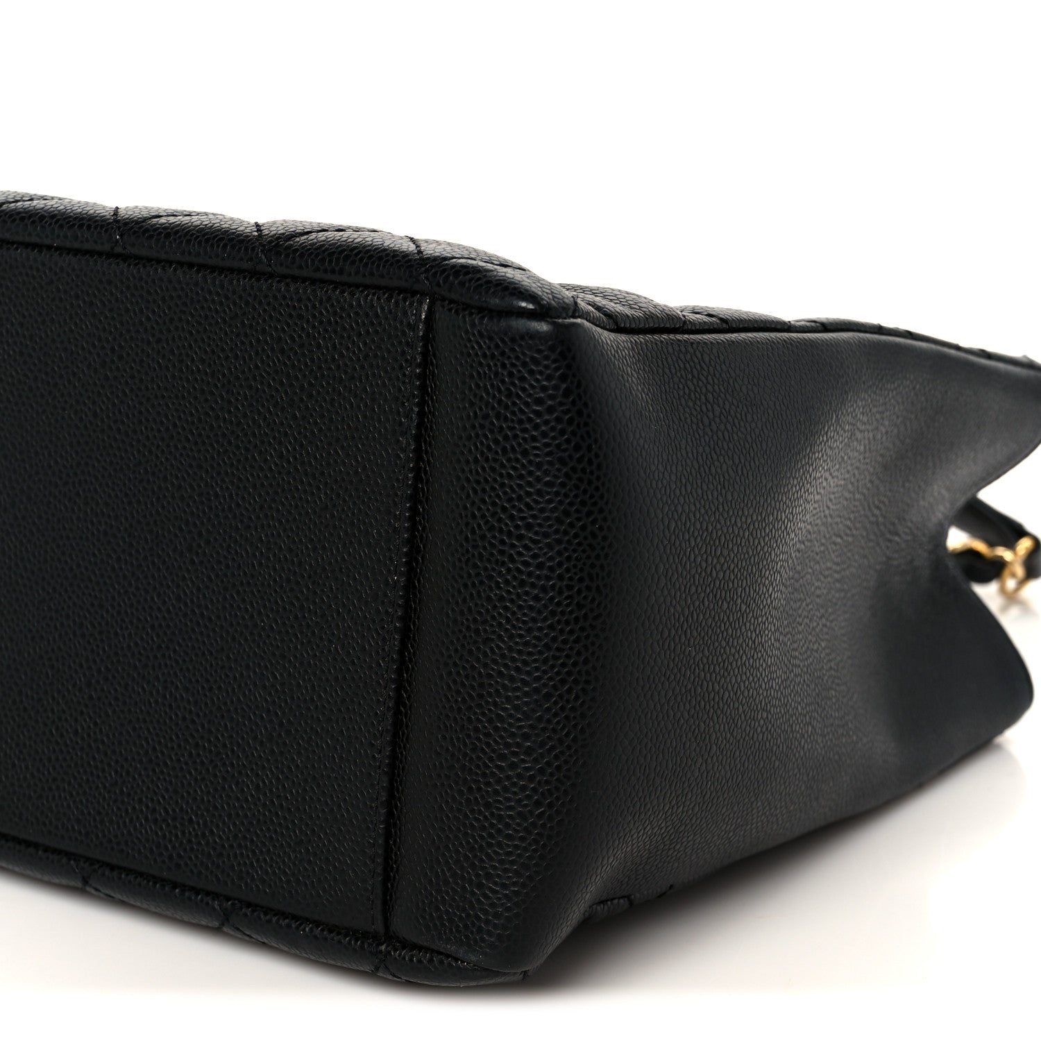 Caviar Quilted Grand Shopping Tote GST Black