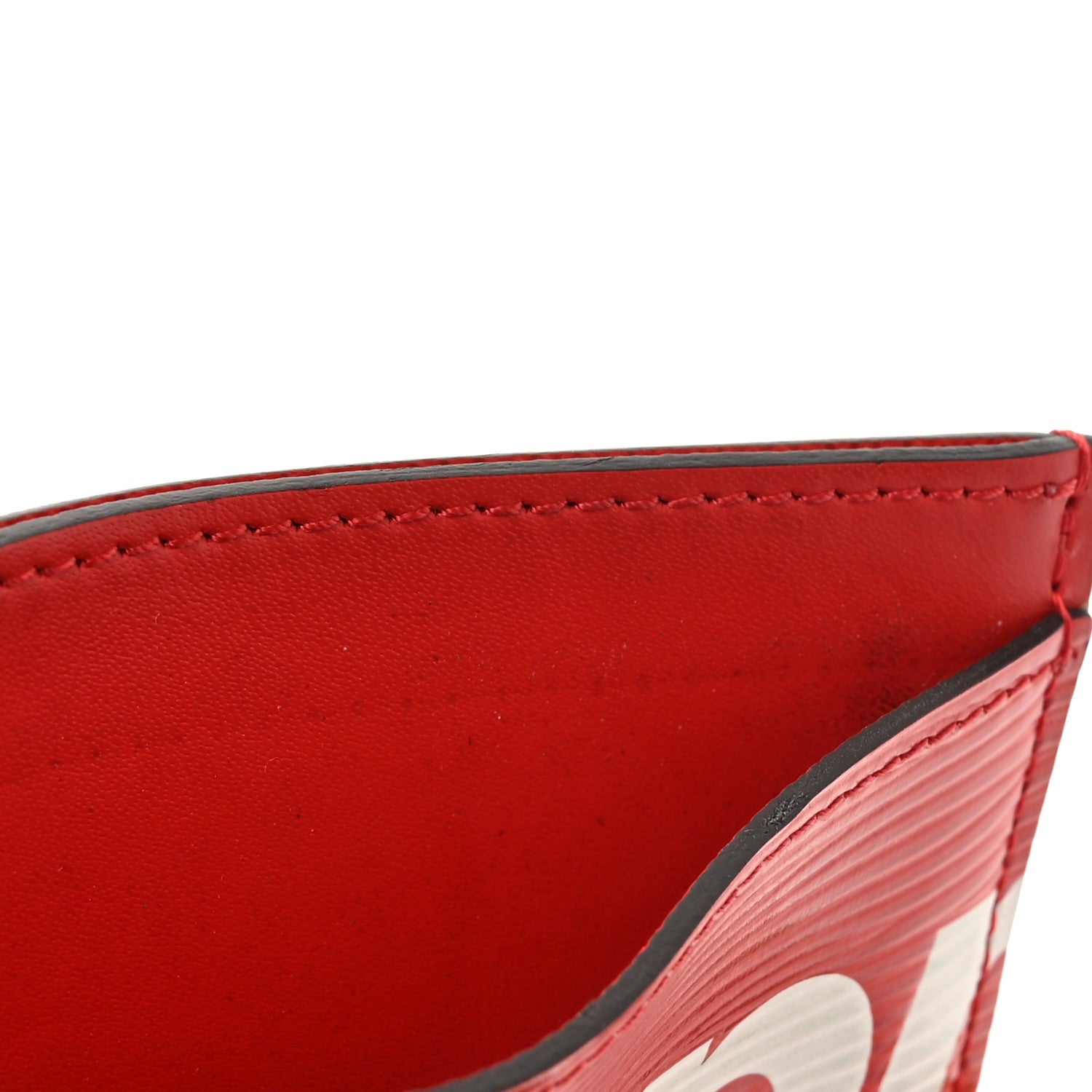 X SUPREME Epi Card Holder Red
