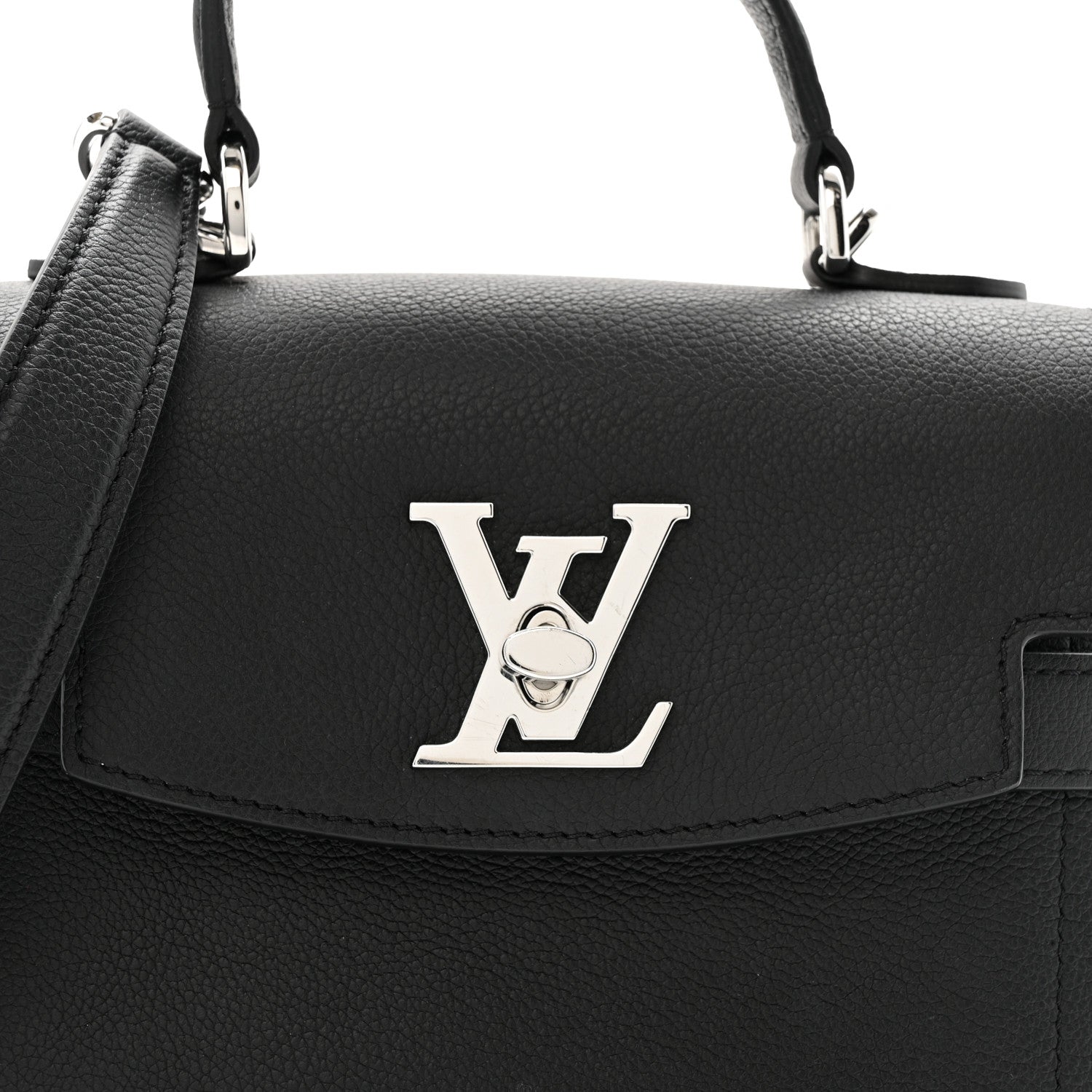 Calfskin Lockme Ever Mini Black