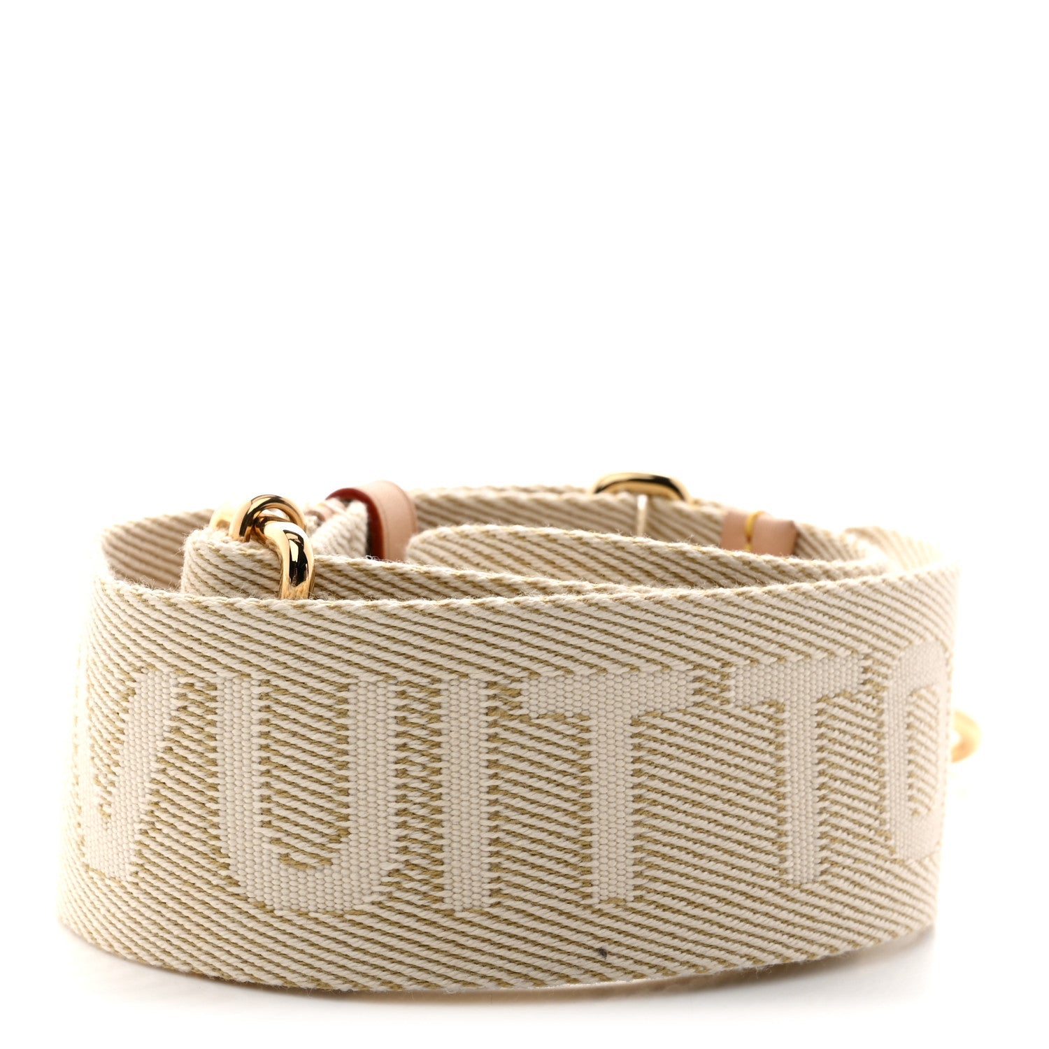 Nylon Coussin Shoulder Strap Beige