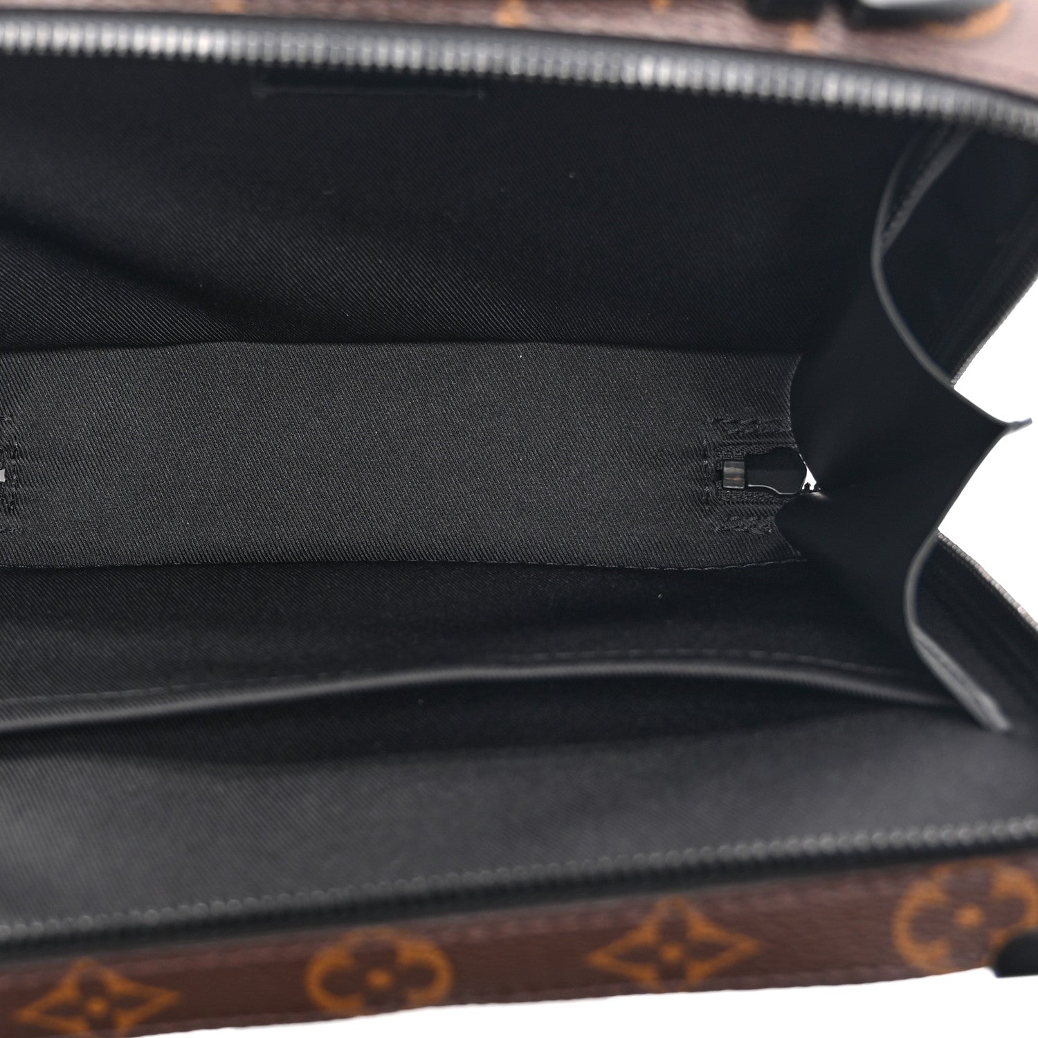 Monogram Macassar Handle Soft Trunk Black