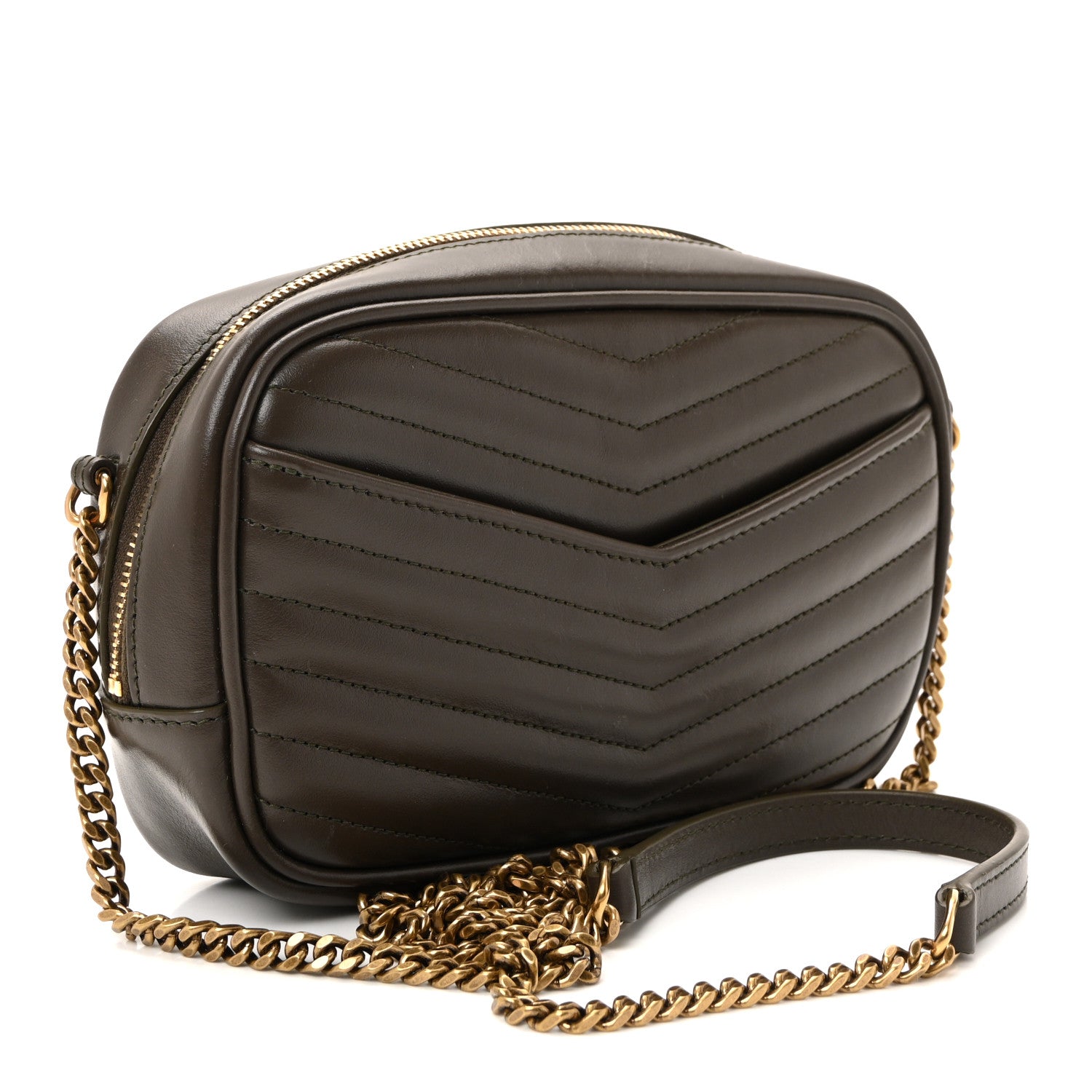 Calfskin Matelasse Monogram Mini Lou Camera Bag Light Musk