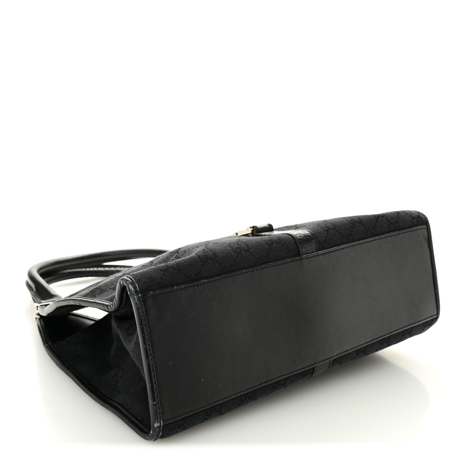 Monogram Bardot Shoulder Bag Black