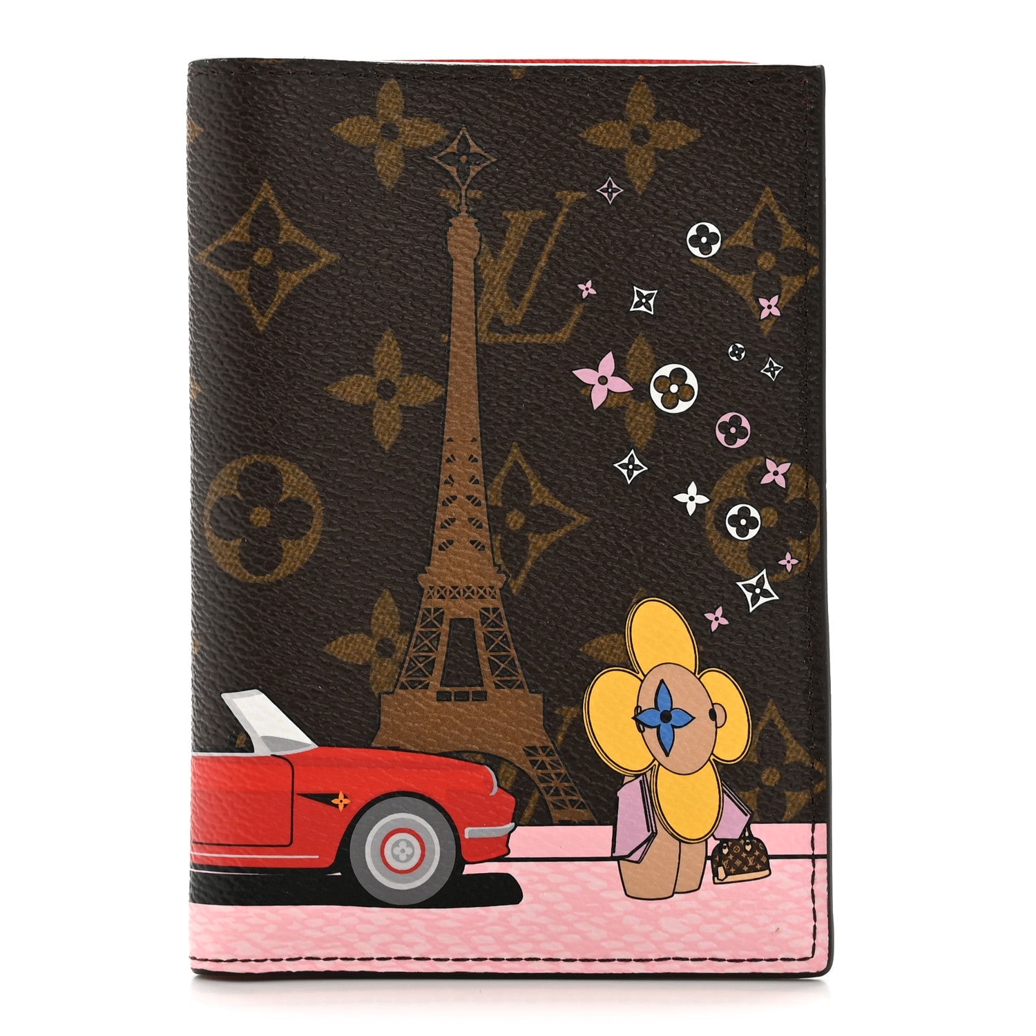 Monogram 2019 Christmas Animation Passport Cover Rouge