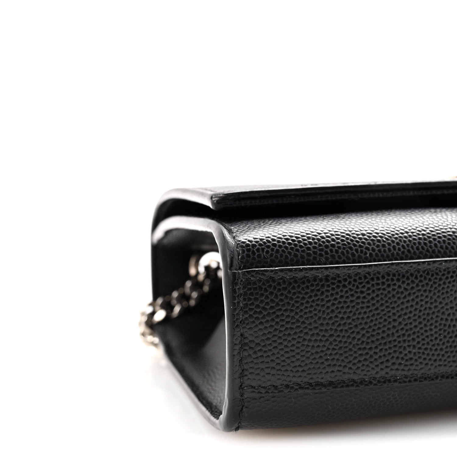 Grain De Poudre Small Classic Monogram Kate Tassel Satchel Black