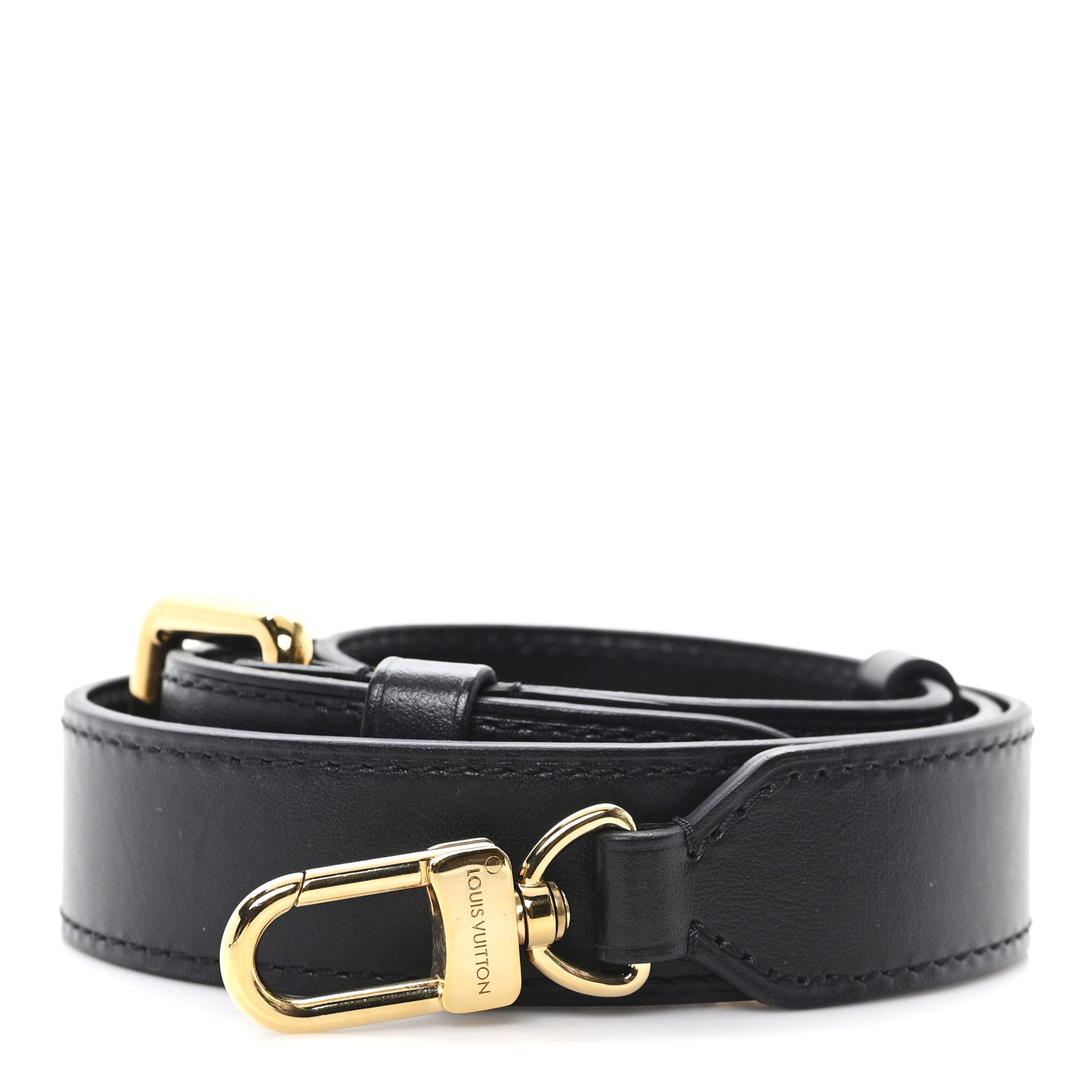 Calfskin Adjustable Odeon Shoulder Strap Black