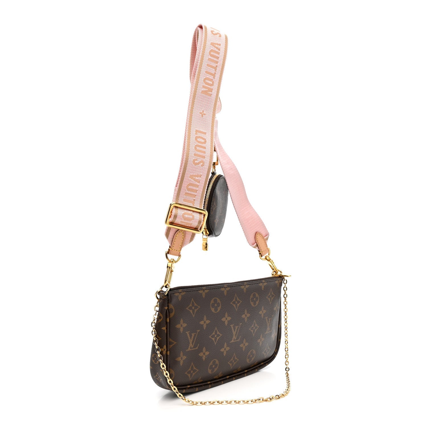Monogram Multi Pochette Accessories Rose Clair