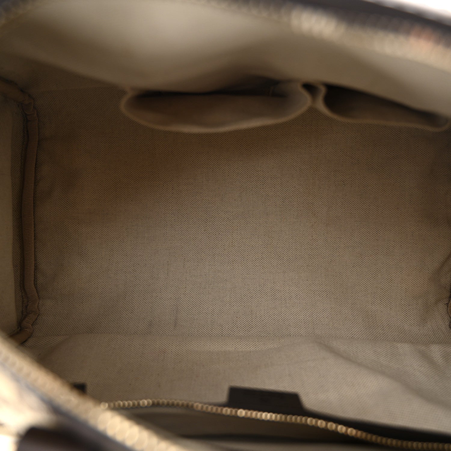 Monogram Selleria Calfskin Vintage Web Medium Boston Beige Ebony Cocoa