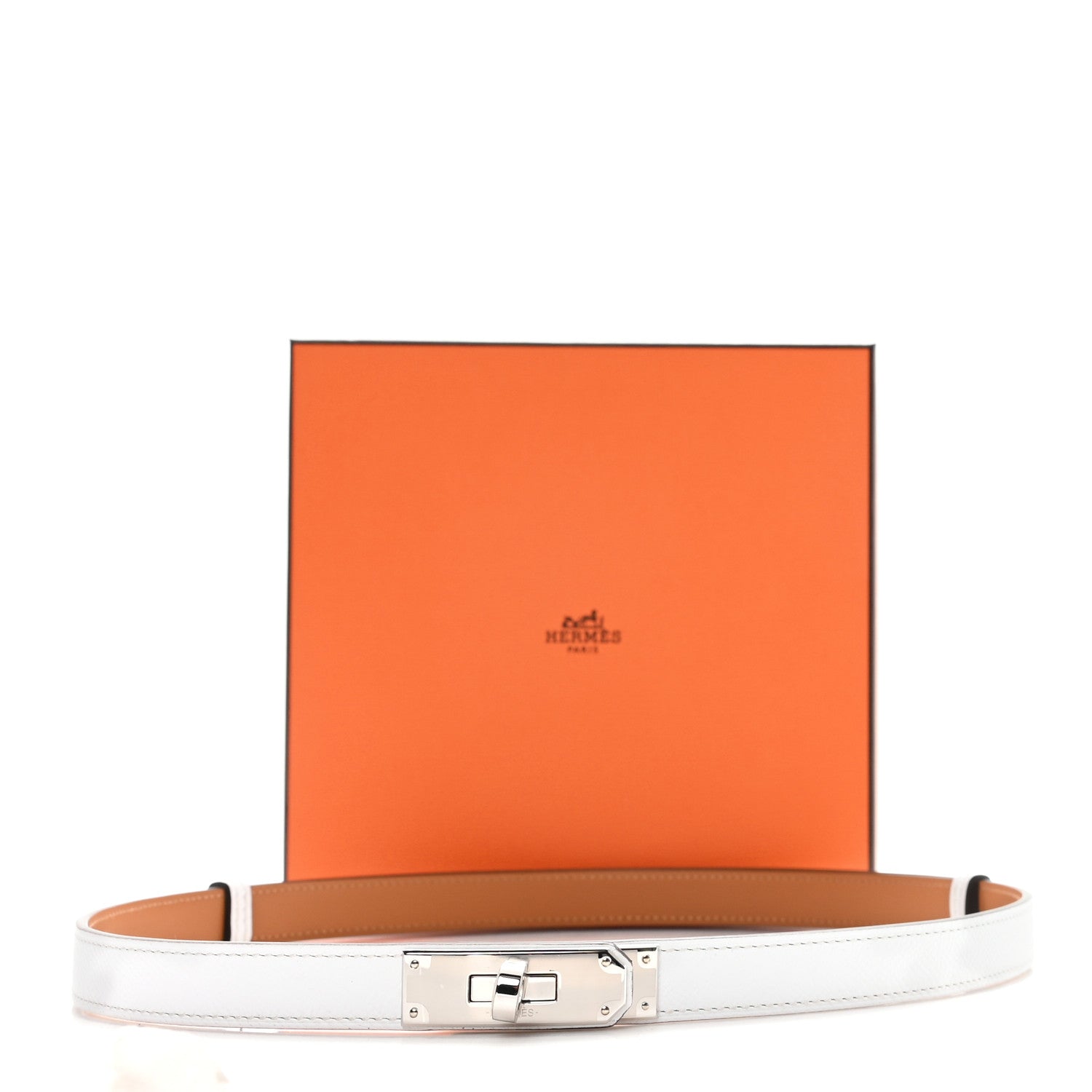 Epsom Kelly Belt White