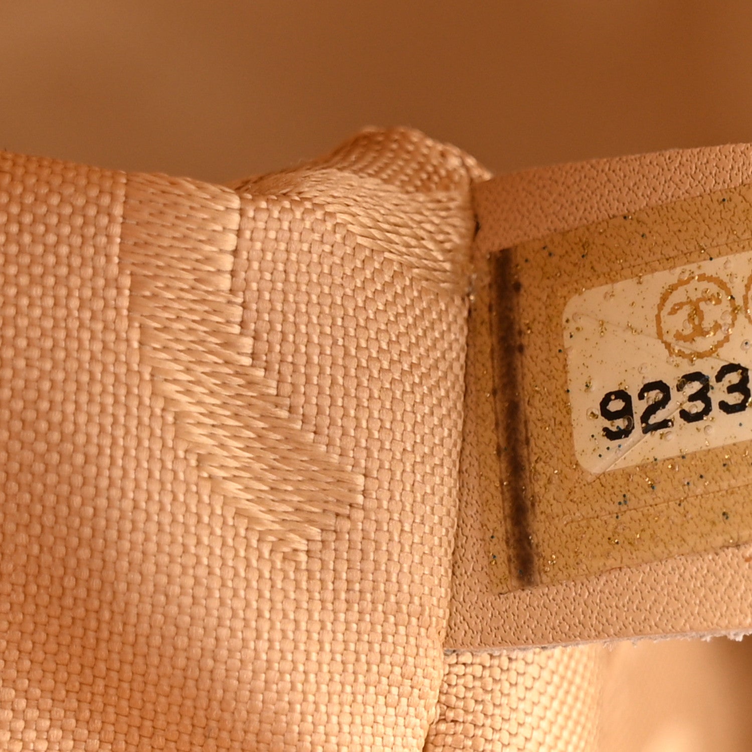 Calfskin Contrast Stitch Surpique Bowler Beige