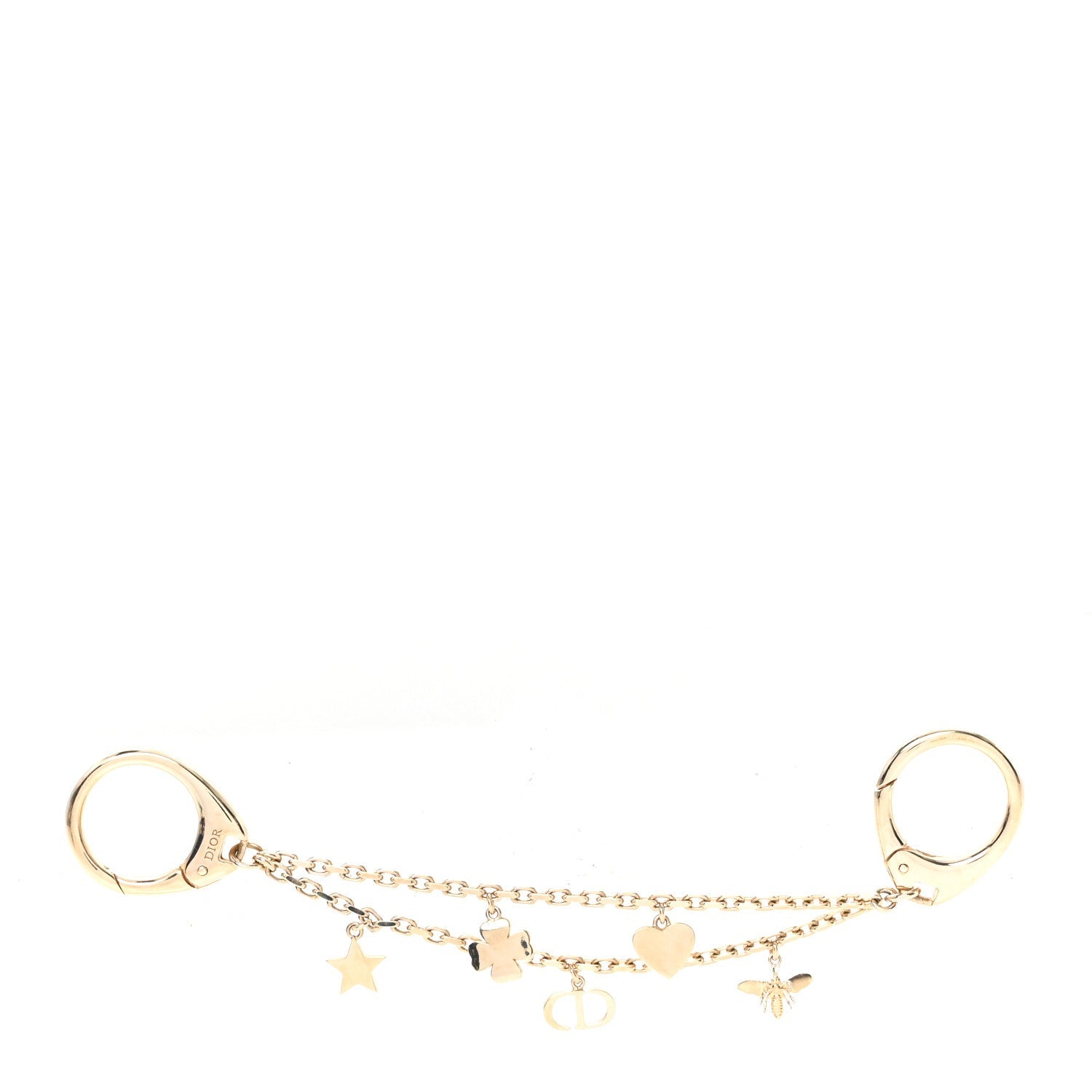 Metal Bag Charm Gold