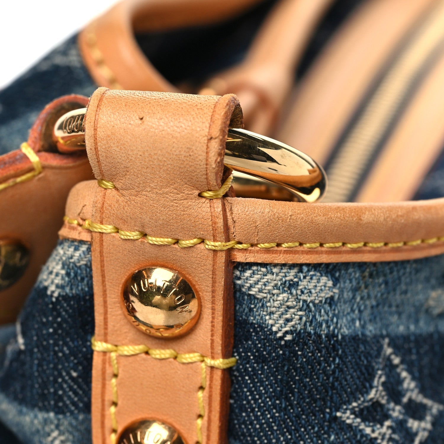 Denim Raye Porte Epaule MM