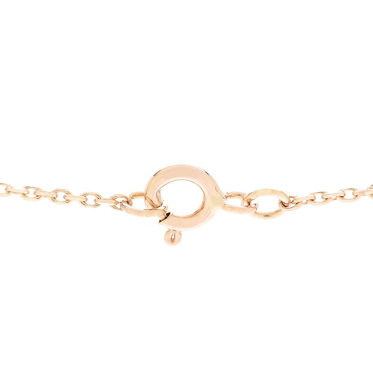 18K Pink Gold Diamond Pink Mother of Pearl Color Blossom BB Star Pendant Necklace