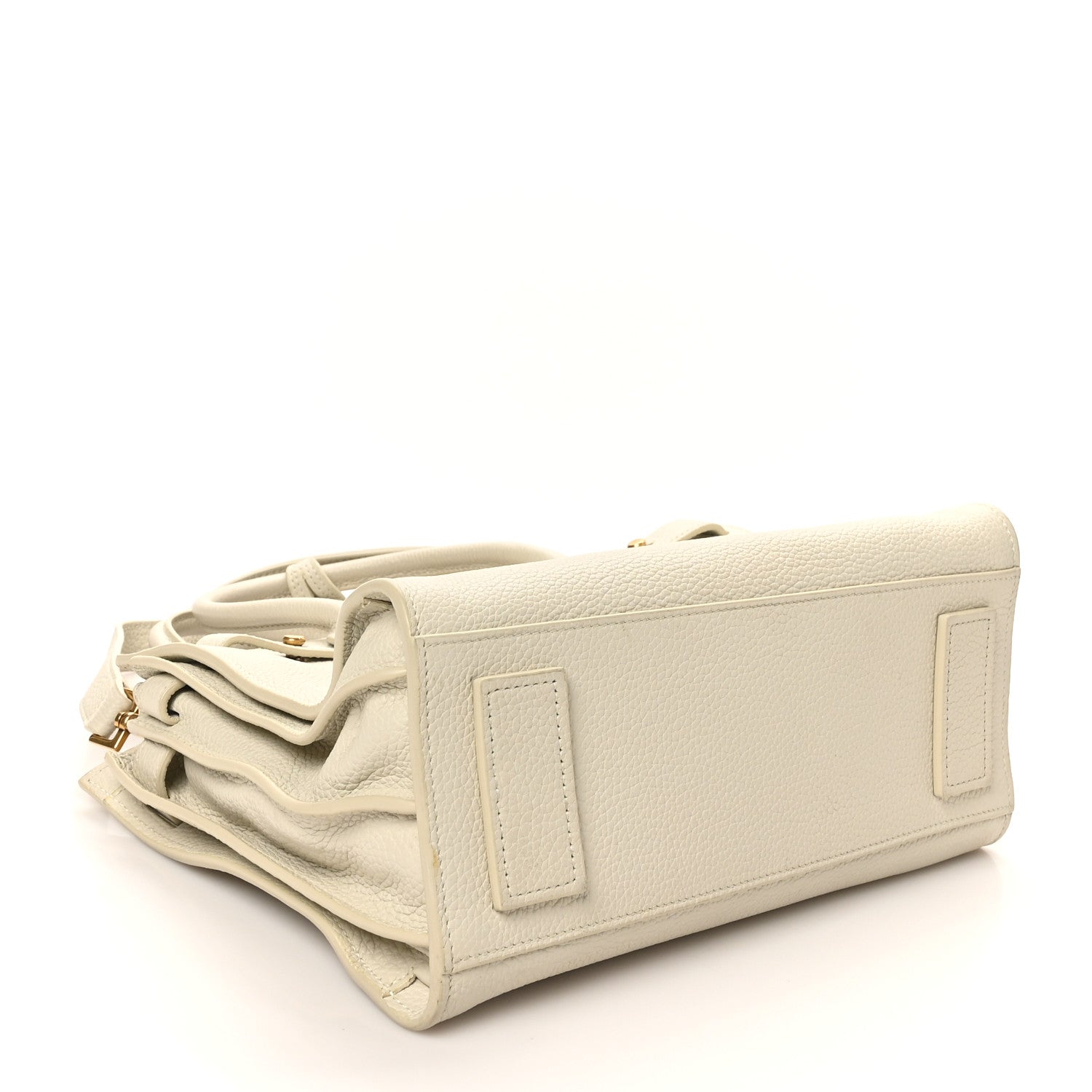 Grained Calfskin Baby Sac De Jour Souple Ivory