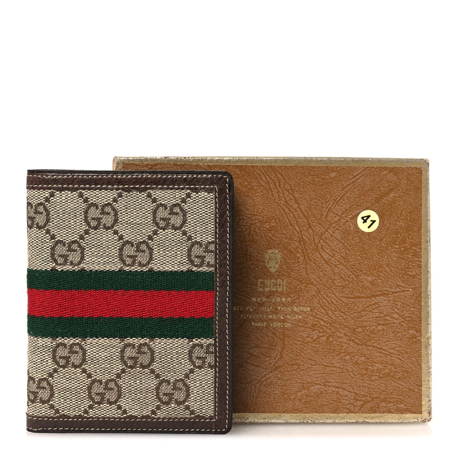 GG Monogram Web Address Book Agenda Brown