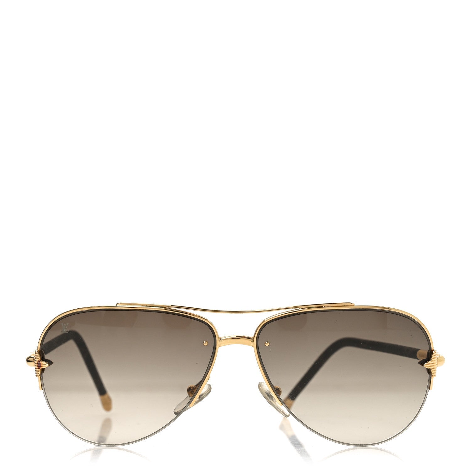 Monogram Petite Viola Pilote Aviator Sunglasses Z0571U Brown