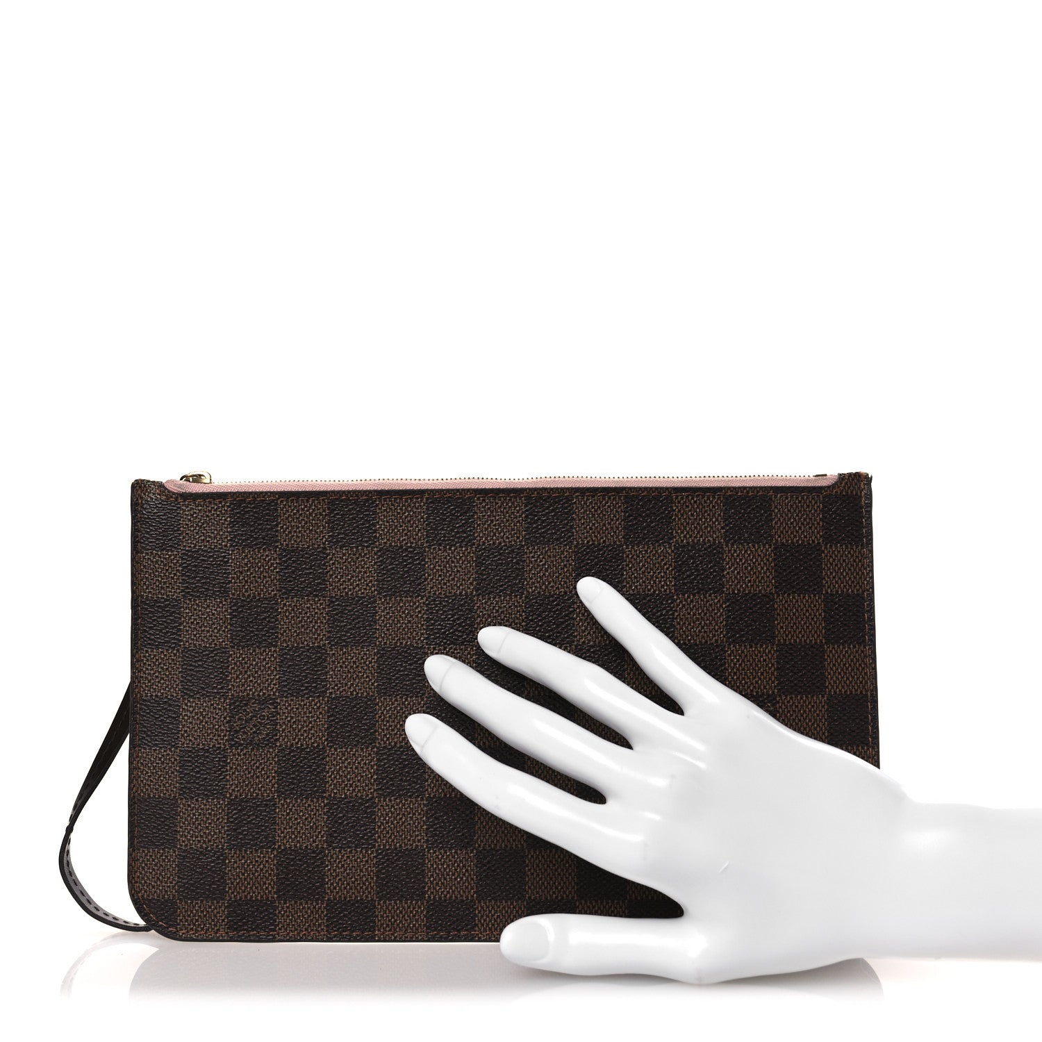 Damier Ebene Neverfull MM GM Pochette Rose Ballerine