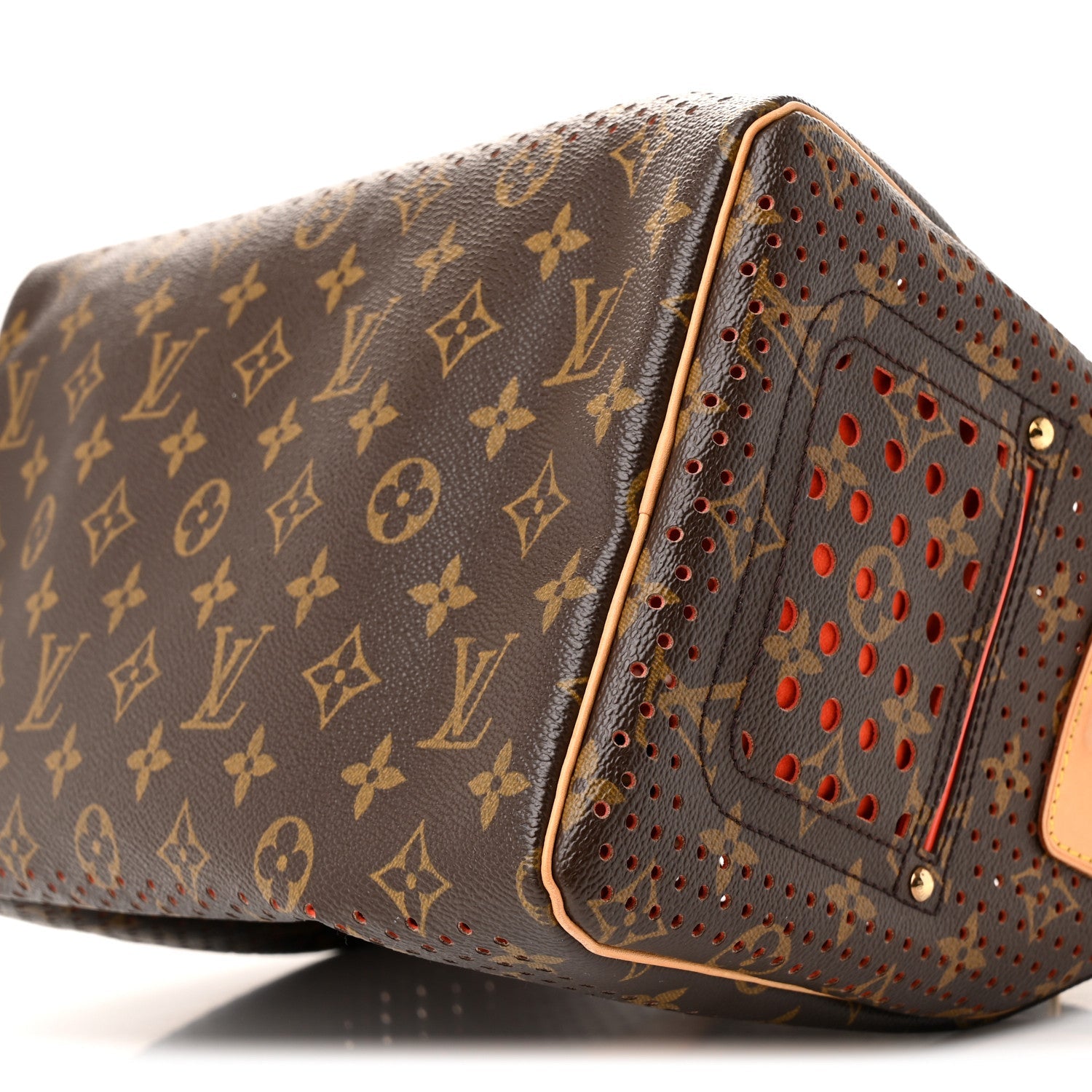 Monogram Perforated Speedy 30 Orange