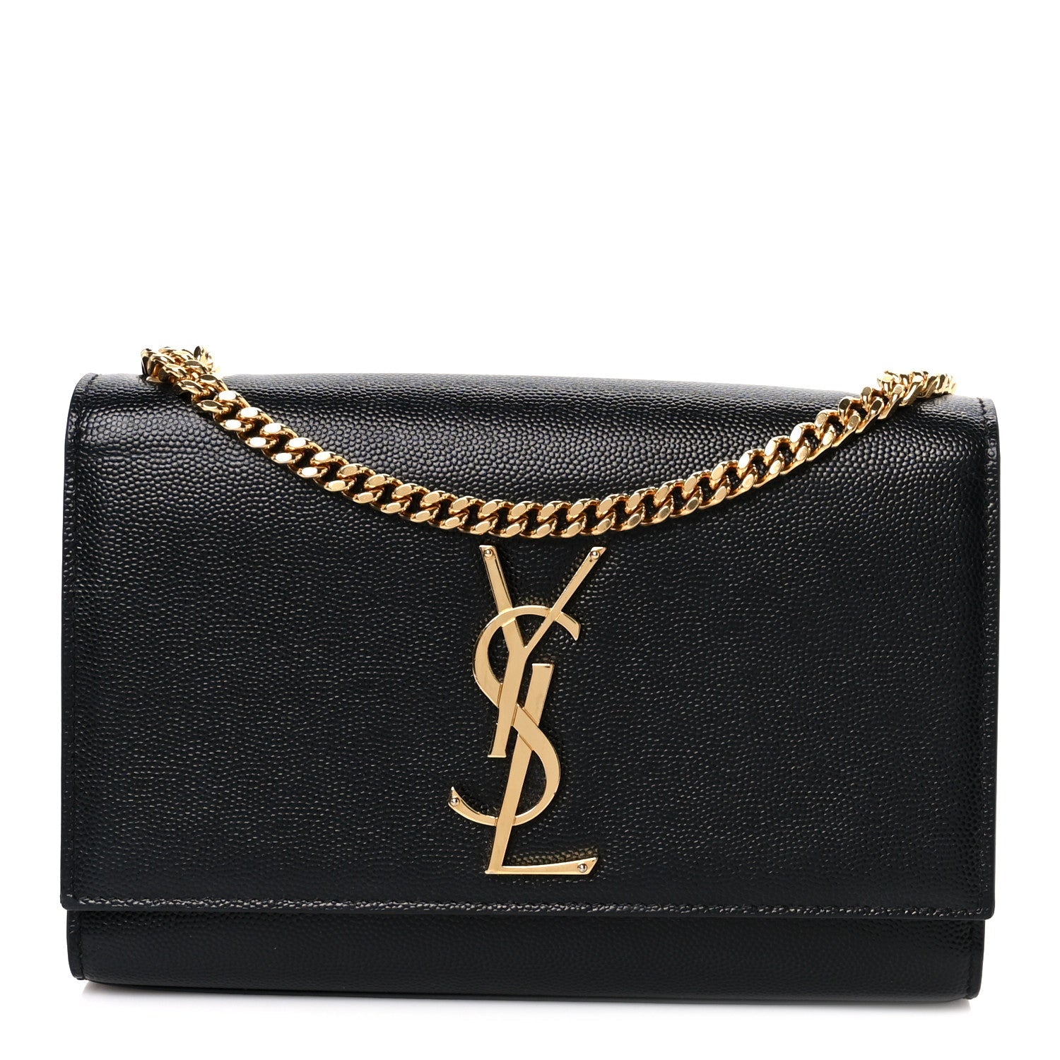 Grain De Poudre Small Monogram Kate Satchel Black
