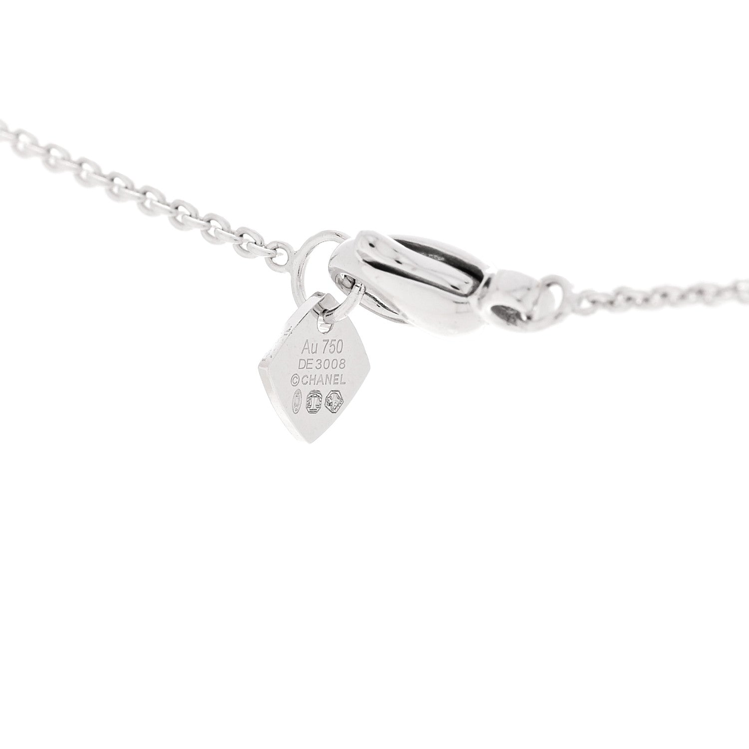 18K White Gold Coco Crush Pendant Necklace