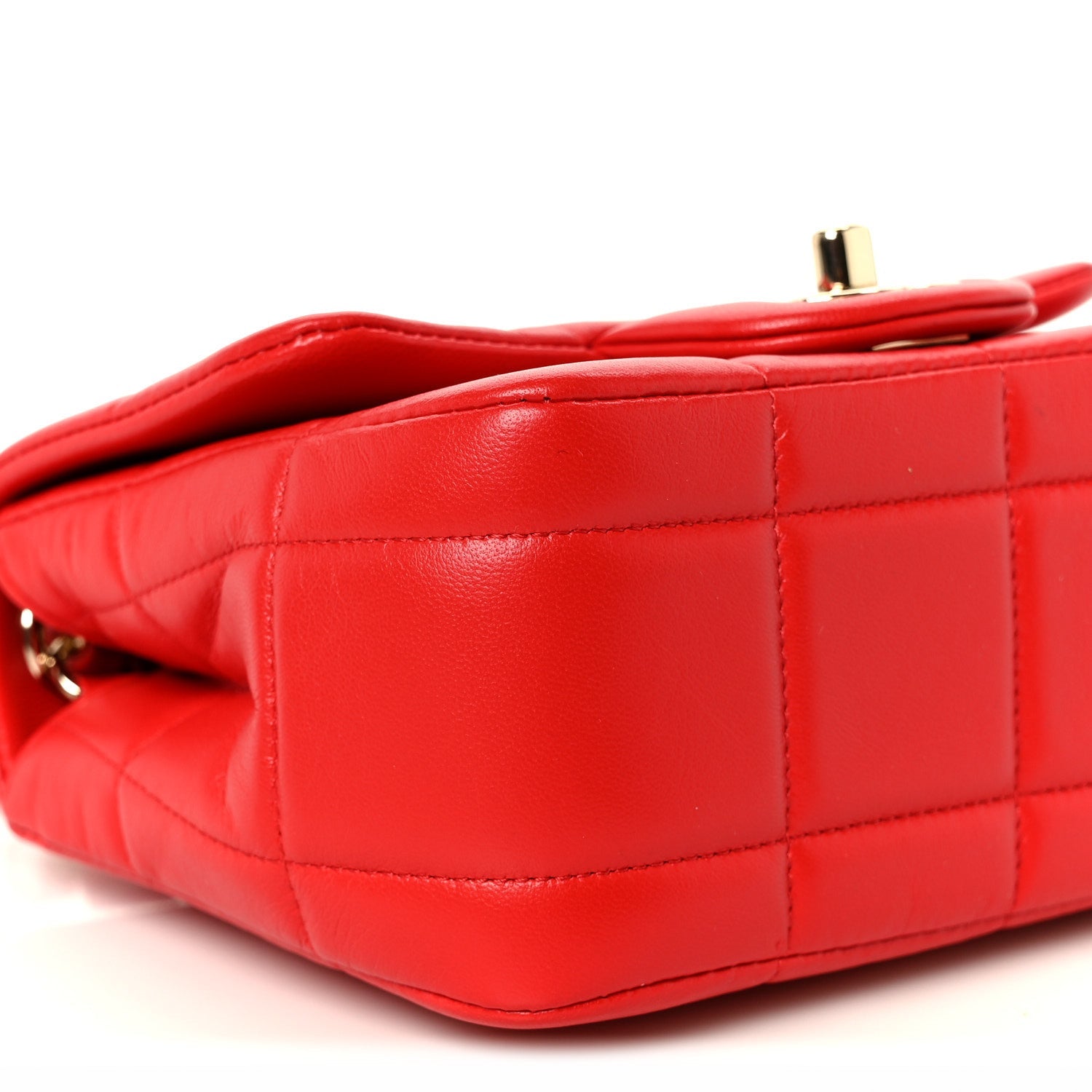 Lambskin Resin Crystal Square Quilted Monacoco Mini Flap Rogue