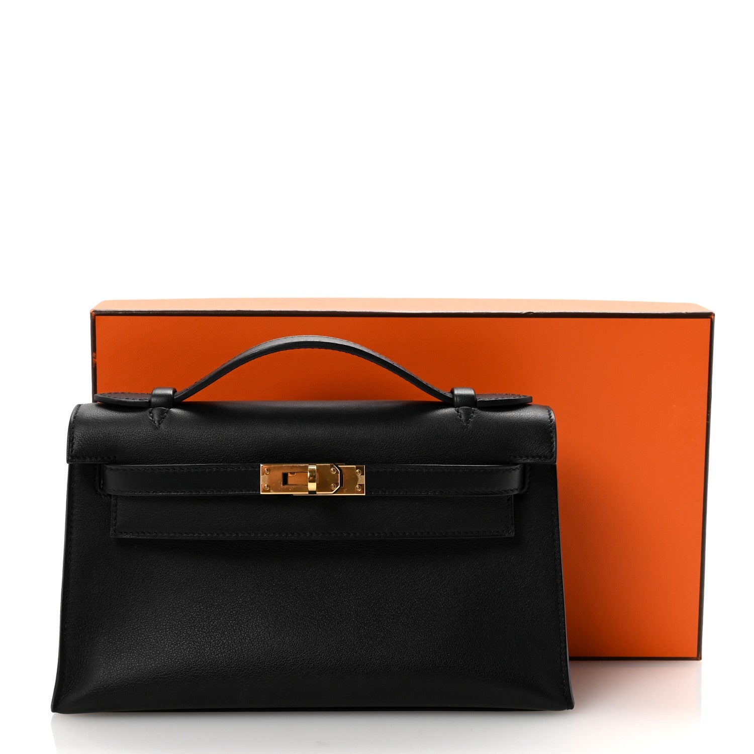 Swift Kelly Pochette Clutch Black