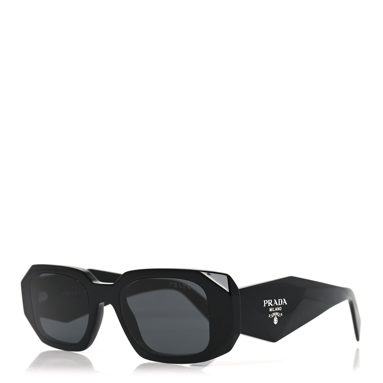 Acetate Symbole Sunglasses SPR 17W Black