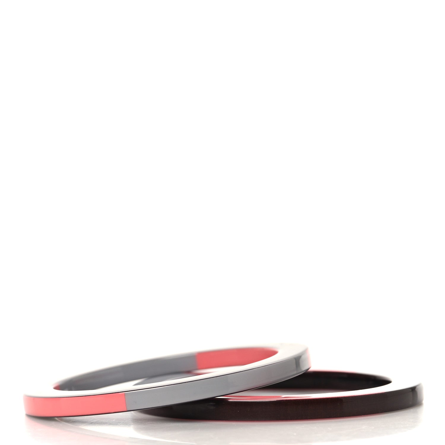 Lacquered Wood Crudsell 2 Stations Bangles 65