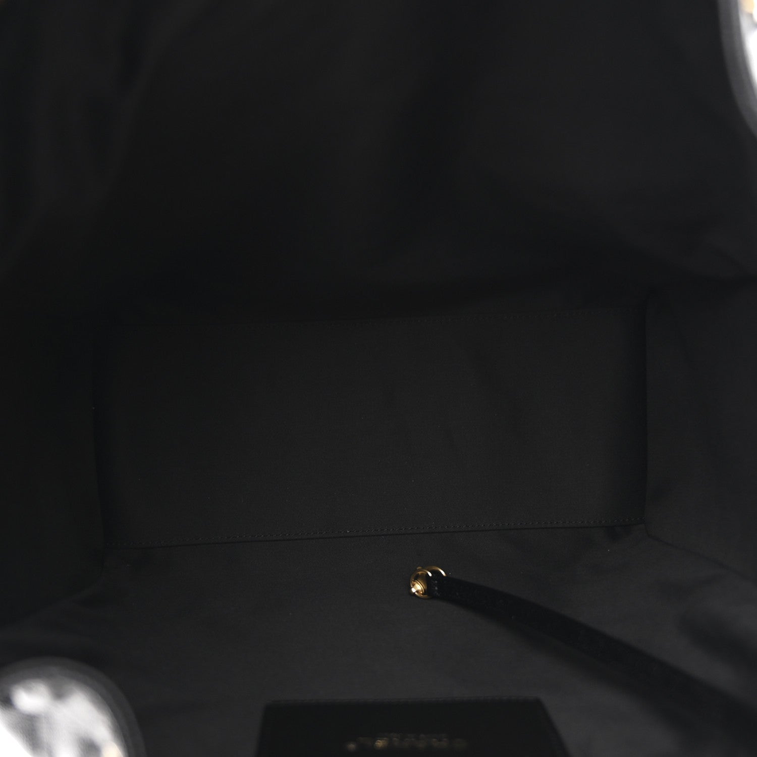 Caviar Quilted Medium Chanel 25 Handbag Black