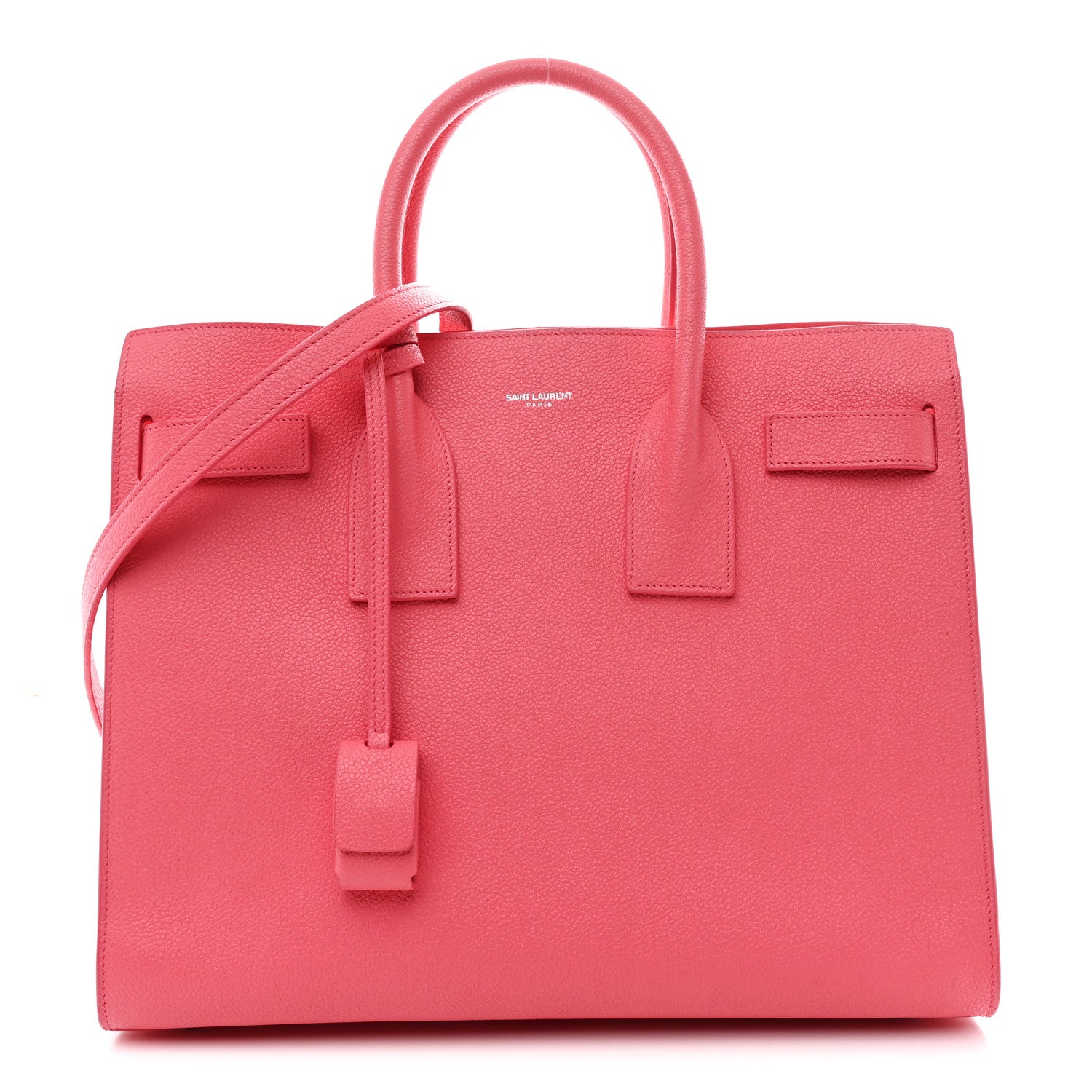 Grained Calfskin Small Sac De Jour Rose Clair