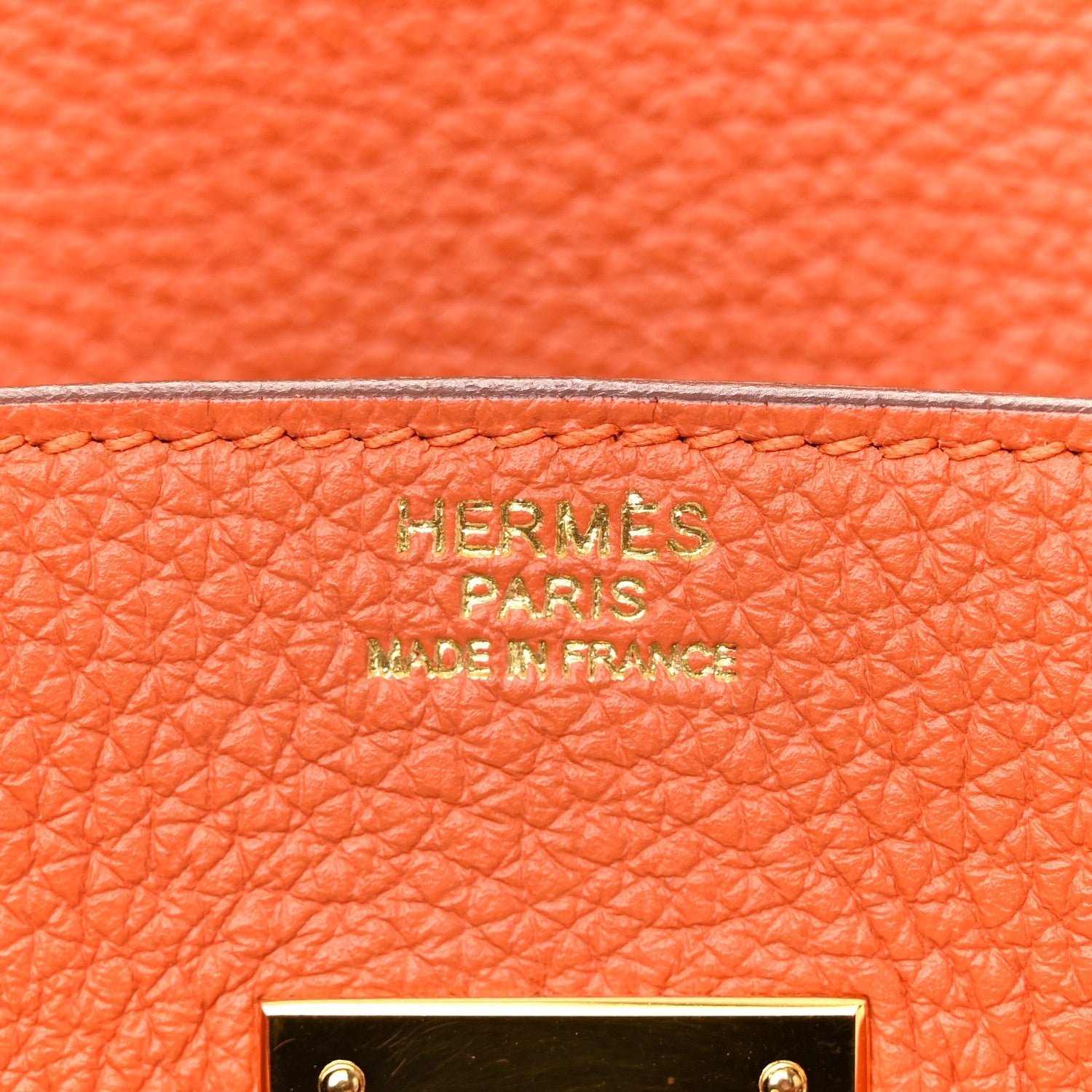 Togo Birkin 30 Orange