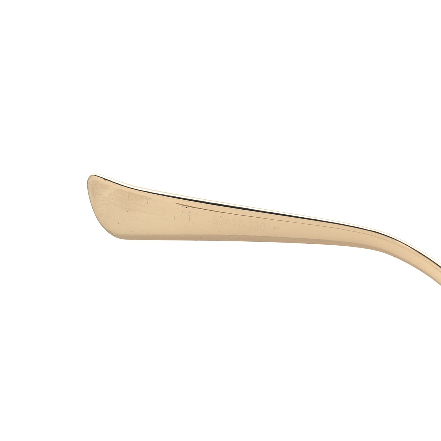Metal Oversized Round Frame GG0225S Sunglasses Gold