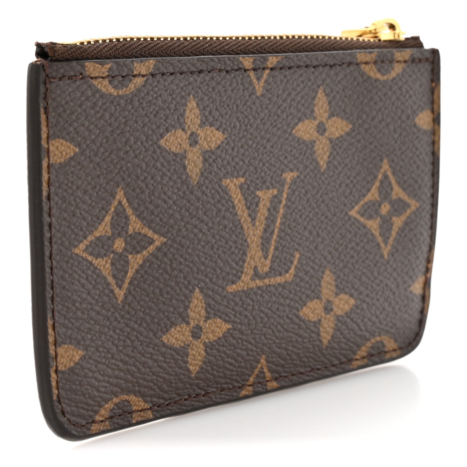 Monogram Zipped Romy Card Holder