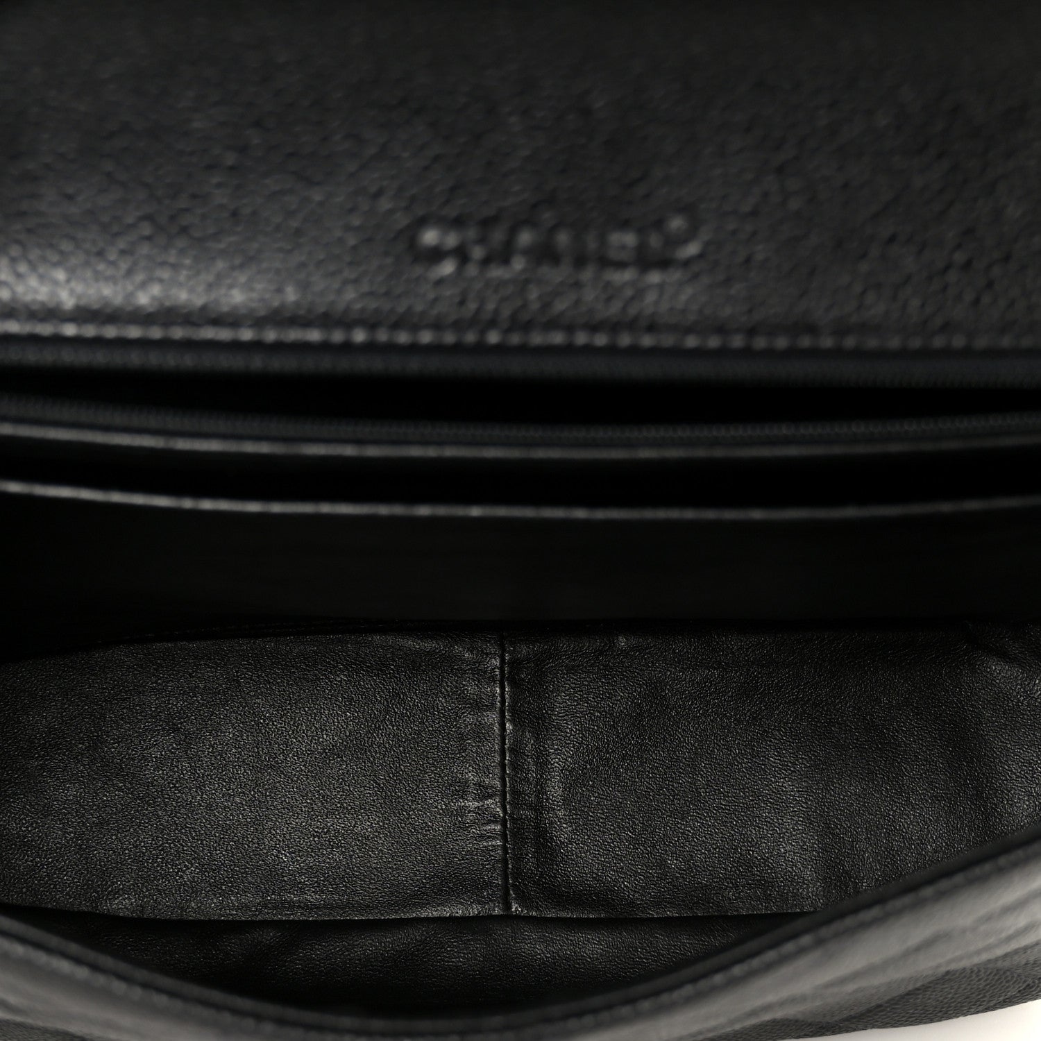 Caviar Quilted Jumbo Single Flap Black
