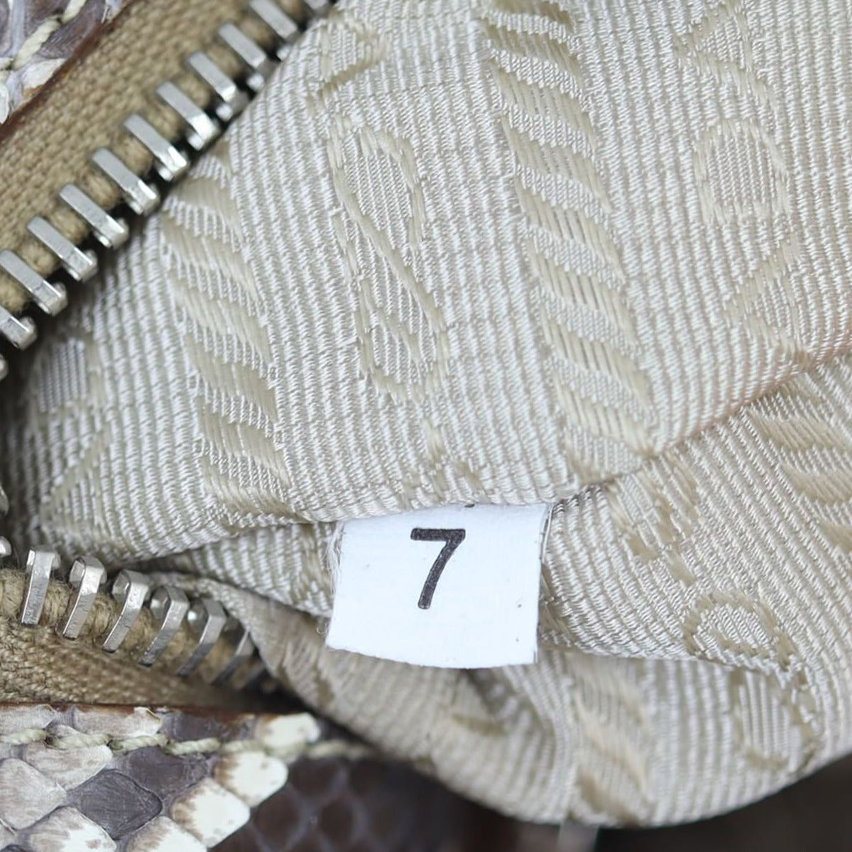 Prada Python Logo Hobo