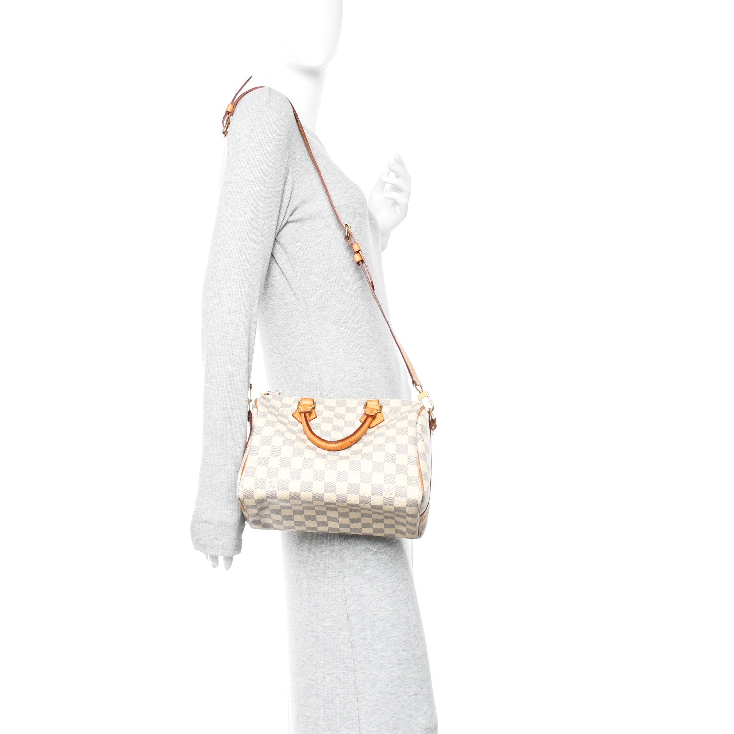 Damier Azur Speedy Bandouliere 25