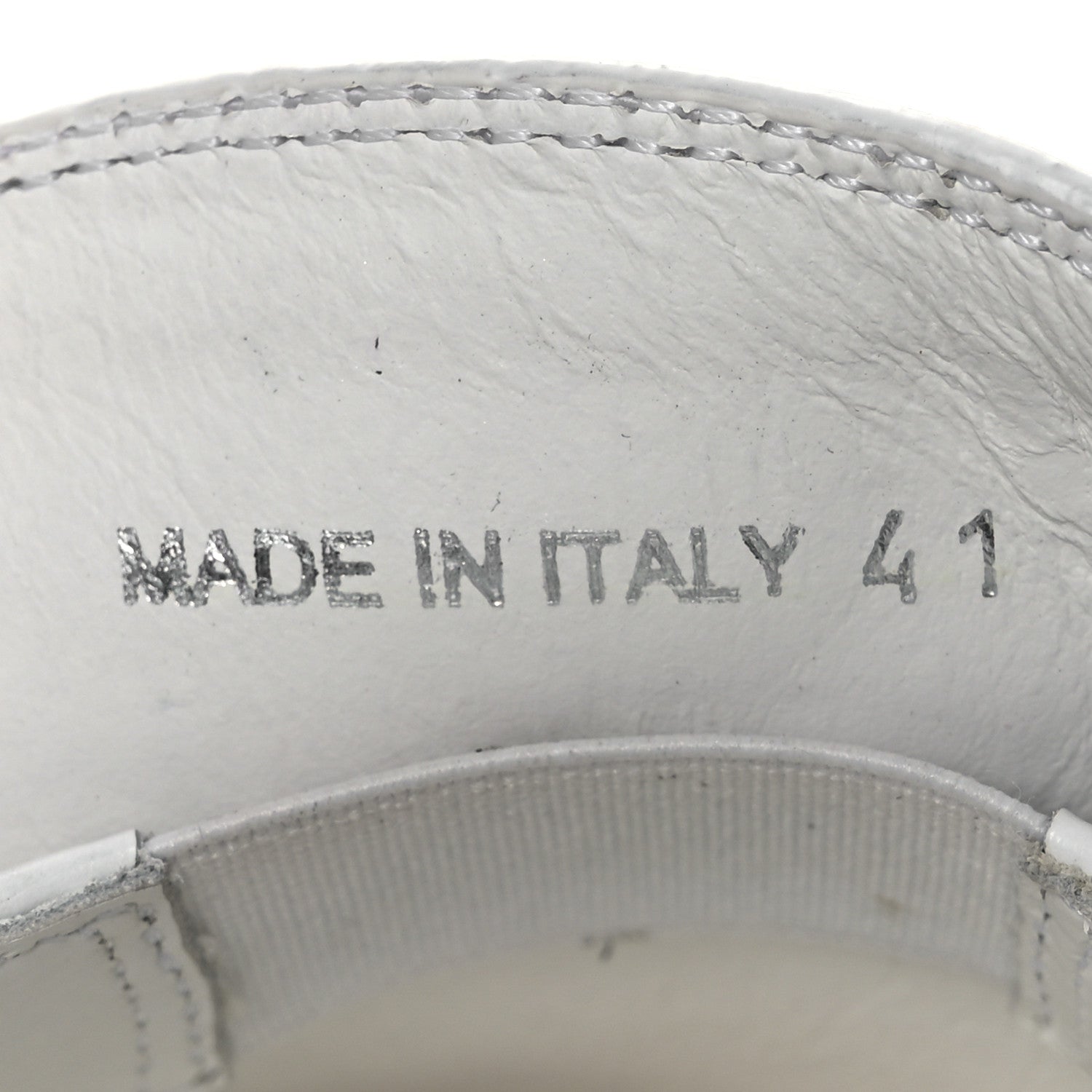 Spazzolato Triangle 50mm Loafers 41 White