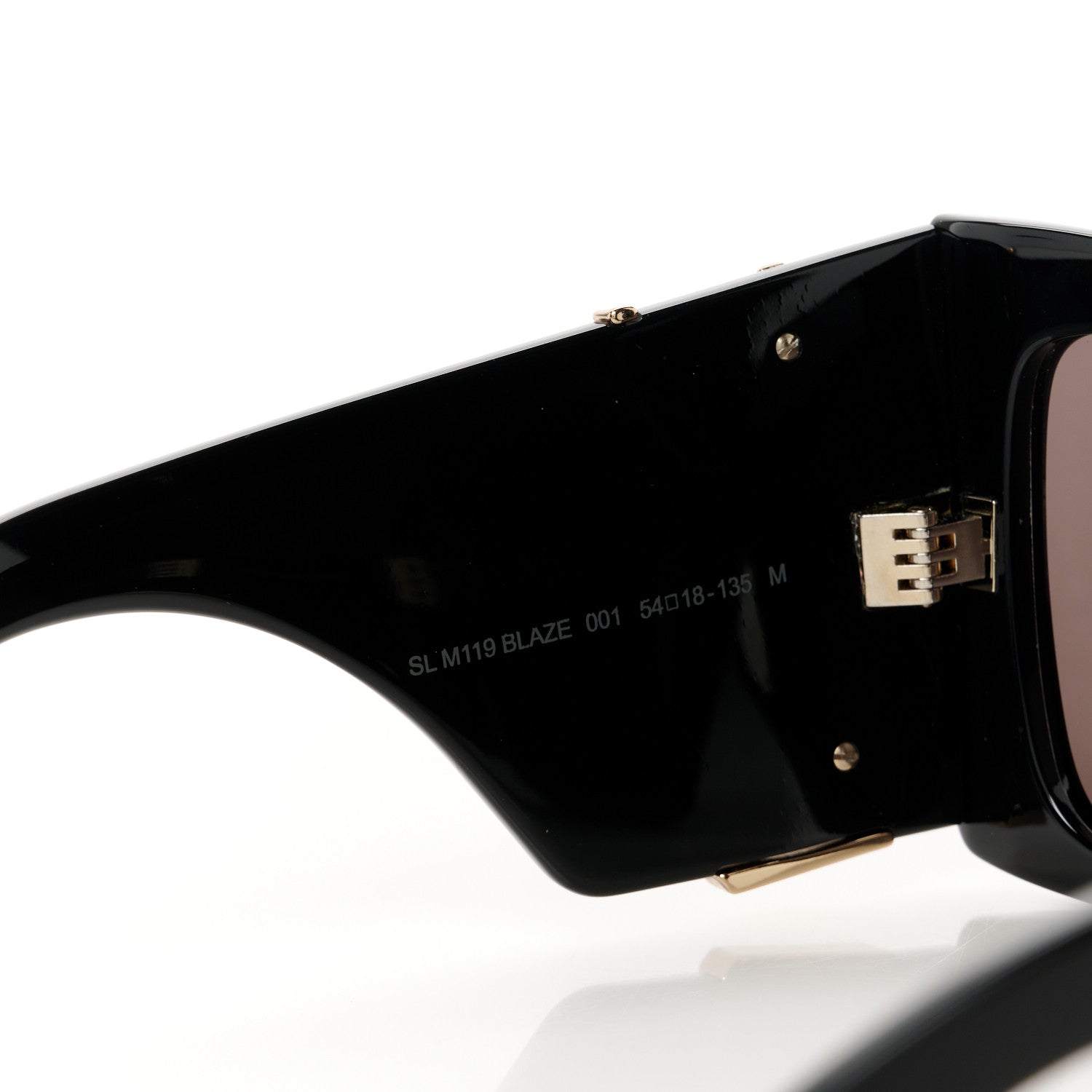 Acetate Blaze Sunglasses SL M119 Black